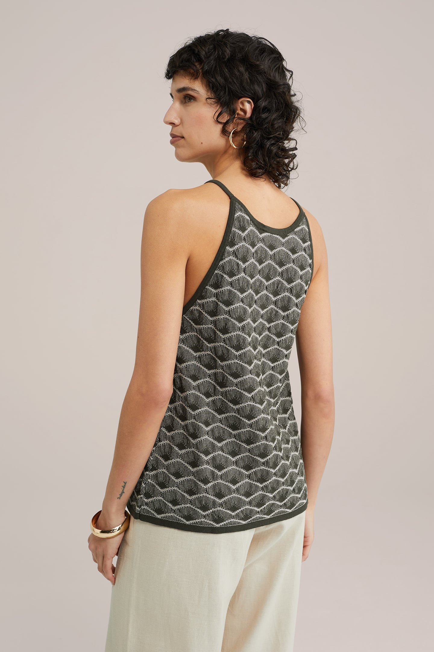 KNITTED PULLOVER DARK GREEN 2