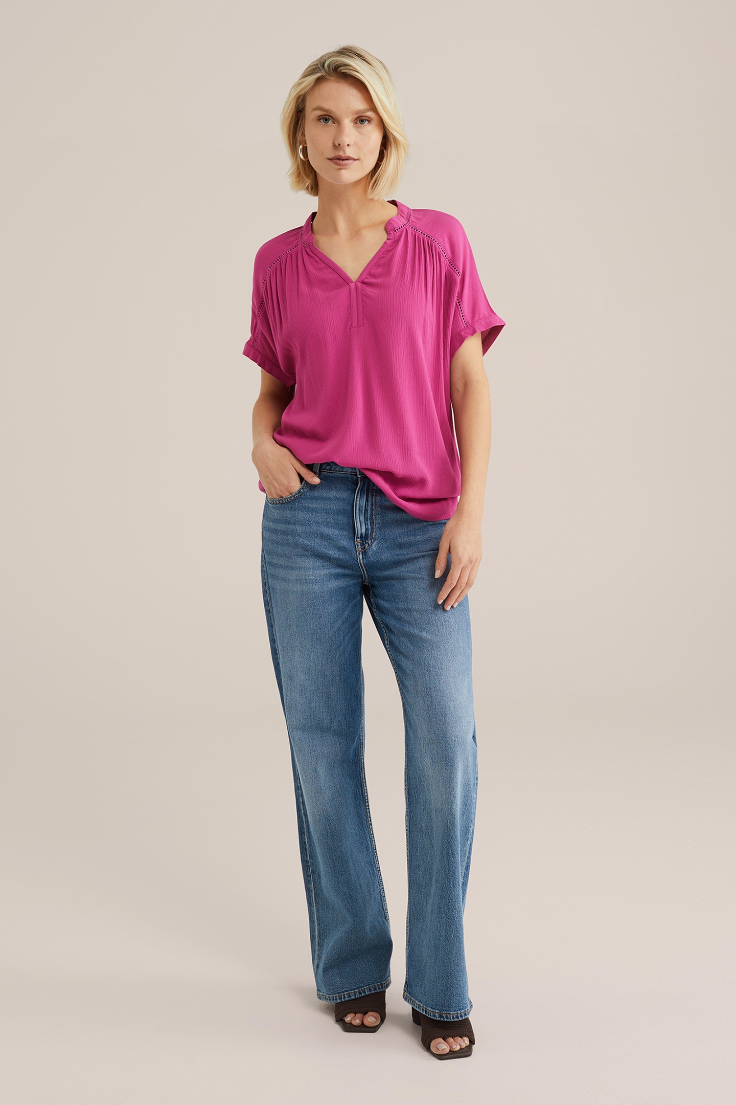 BLOUSE BRIGHT PINK 3