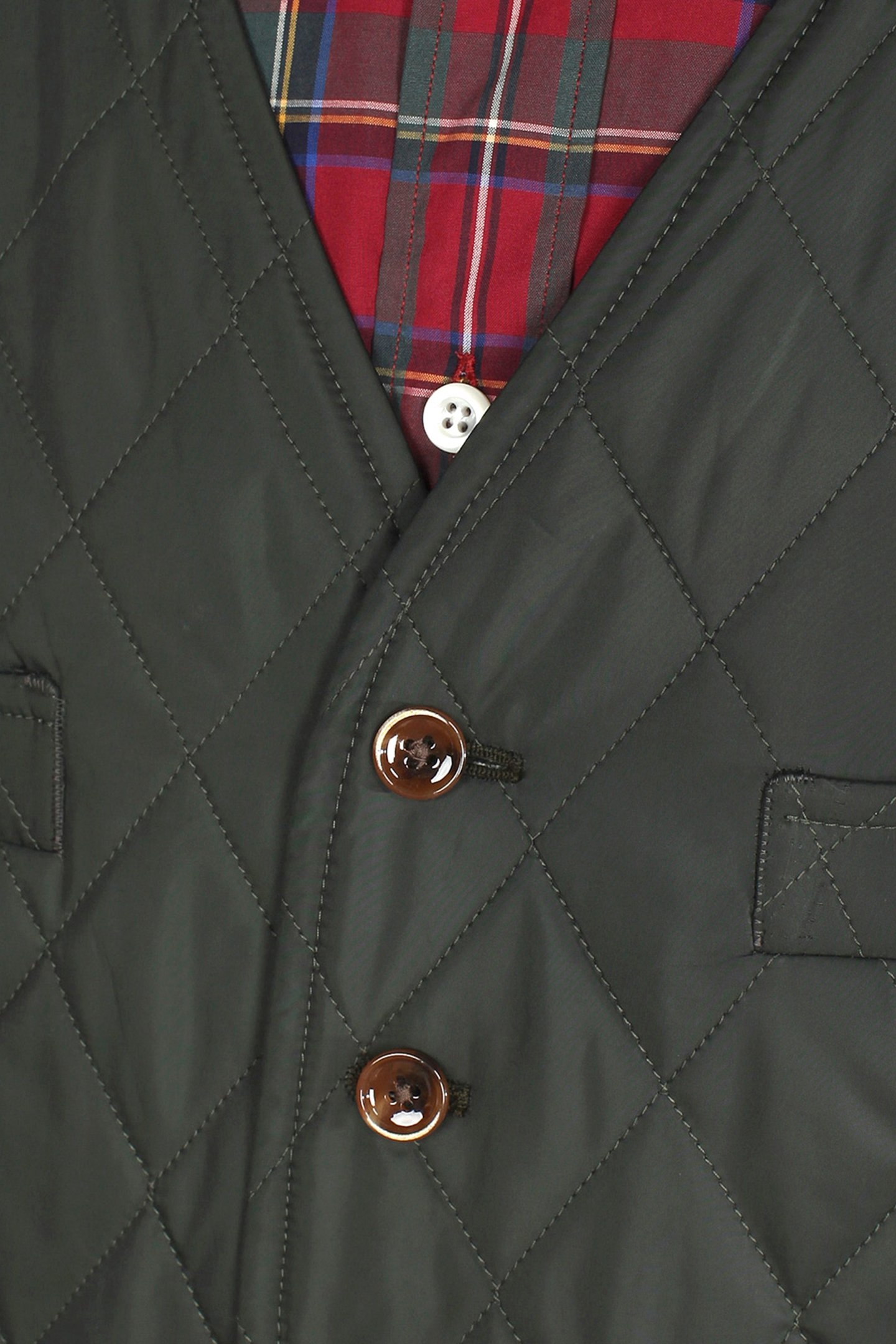 QUILTED GILET GREEN 4