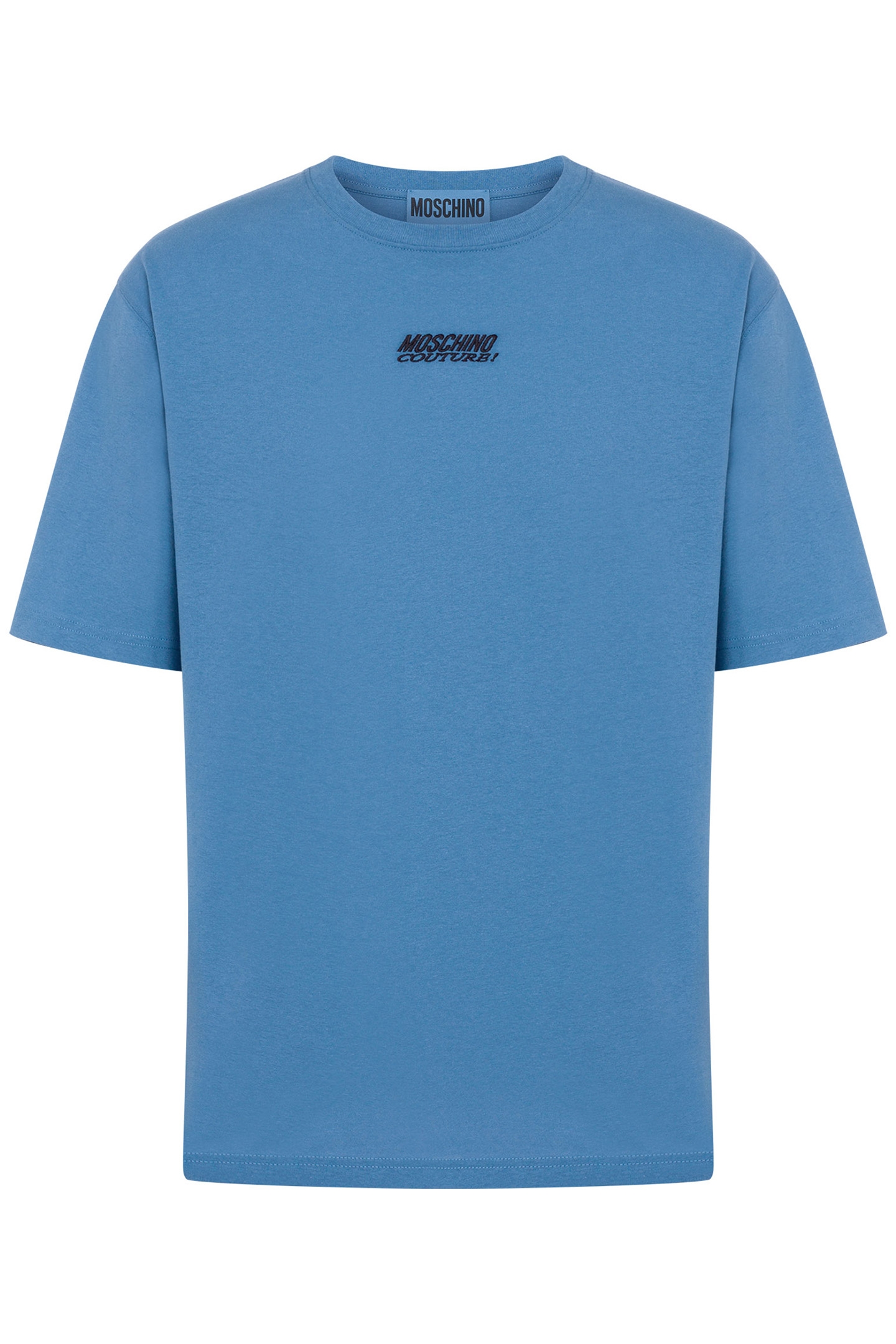 T-SHIRT LOGO EMBROIDERY BLUE 3