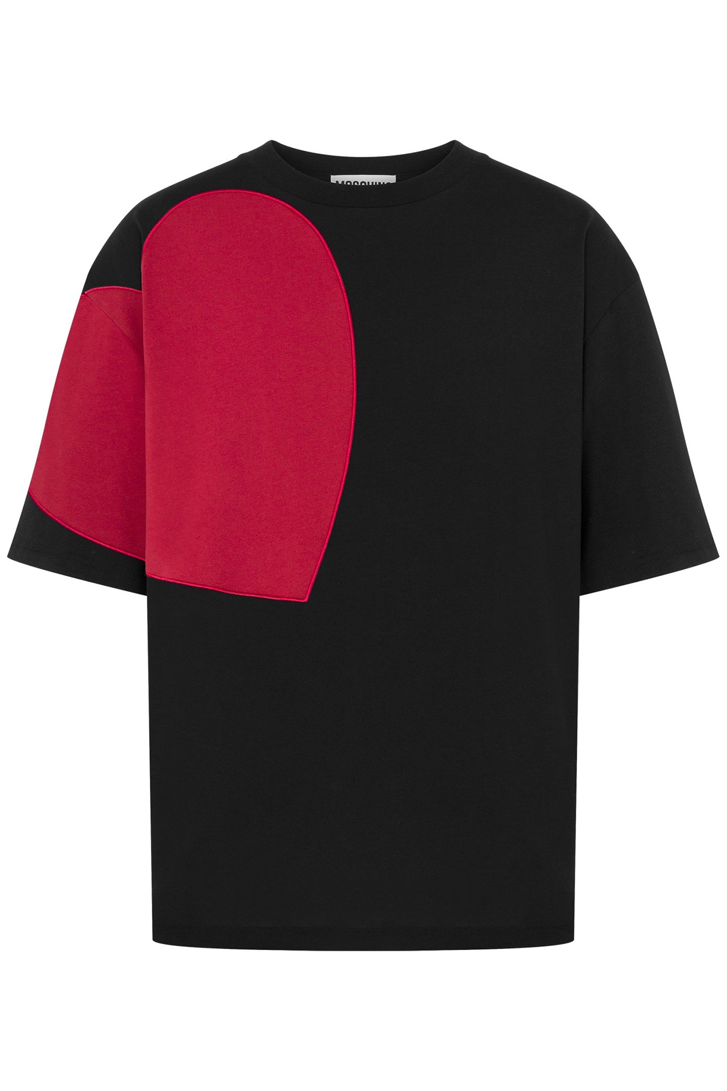 T-SHIRT HEART GRAPHIC BLACK 3