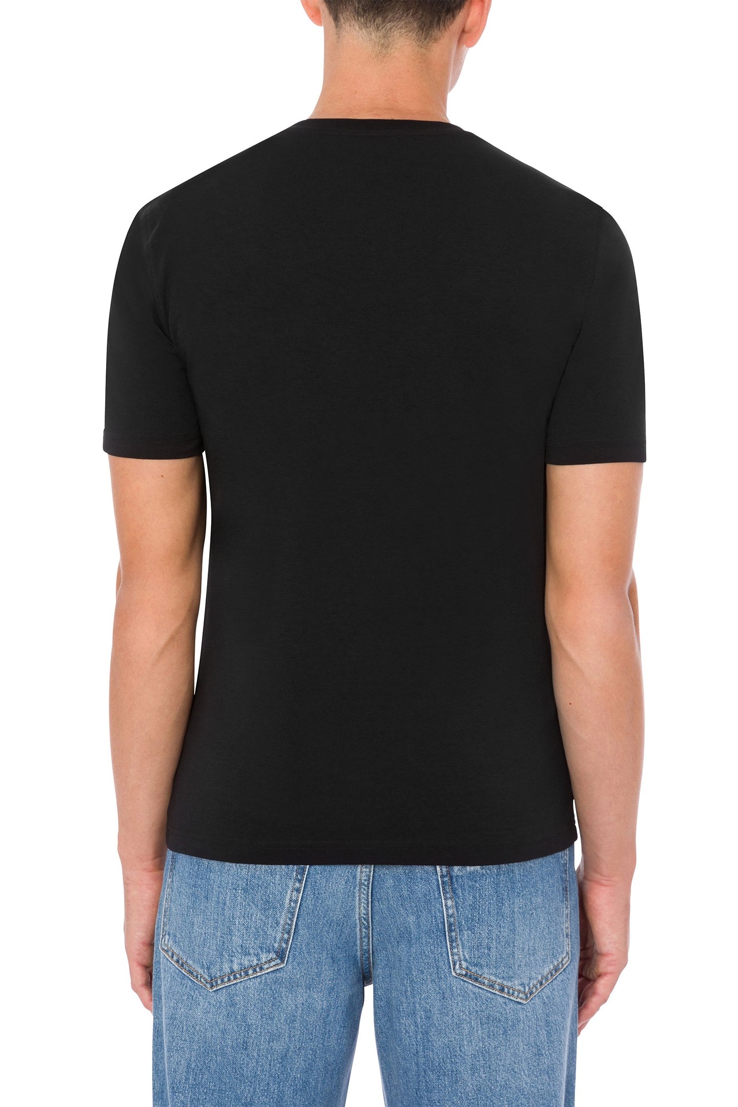 T-SHIRT WITH MOSCHINO COUTURE LOGO! BLACK 2