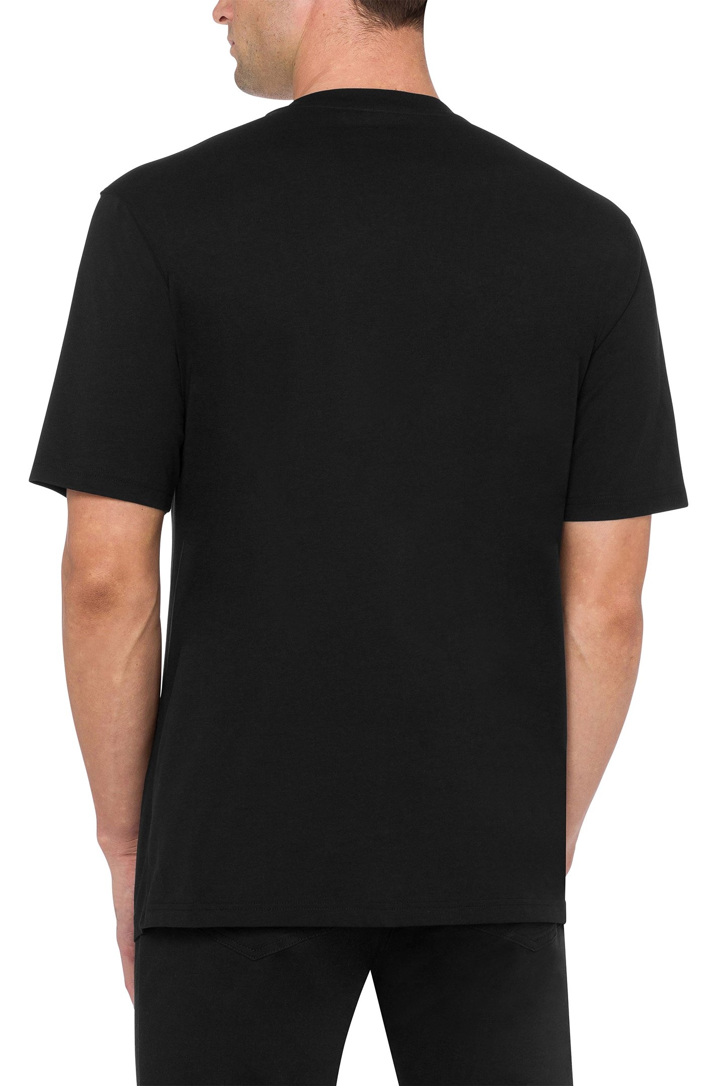 T-SHIRT UPSIDE DOWN LOGO BLACK 2