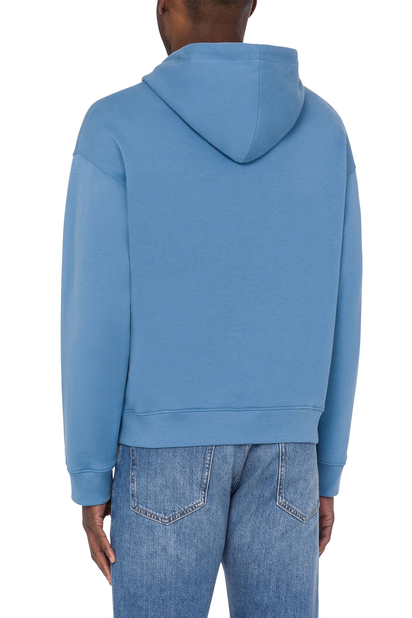 DRAWN TEDDY BEAR HOODIE BLUE 2