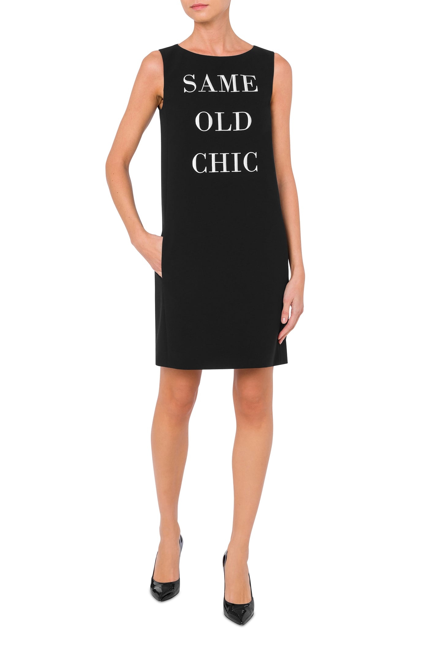 DRESS WITH SAME OLD CHIC EMBROIDERY BLACK 1