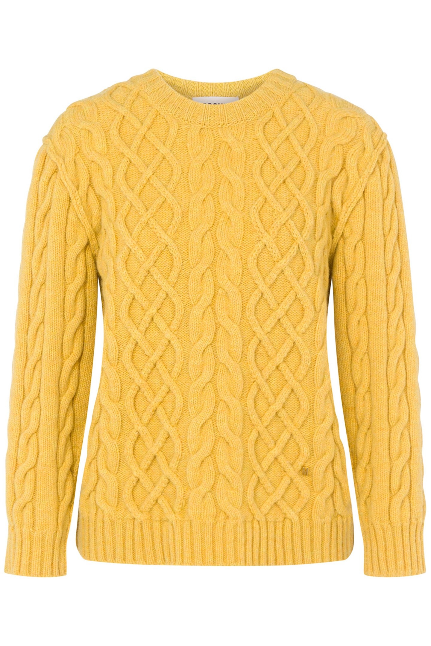 PULLOVER IN SHETLAND GOLDEN M YELLOW 3