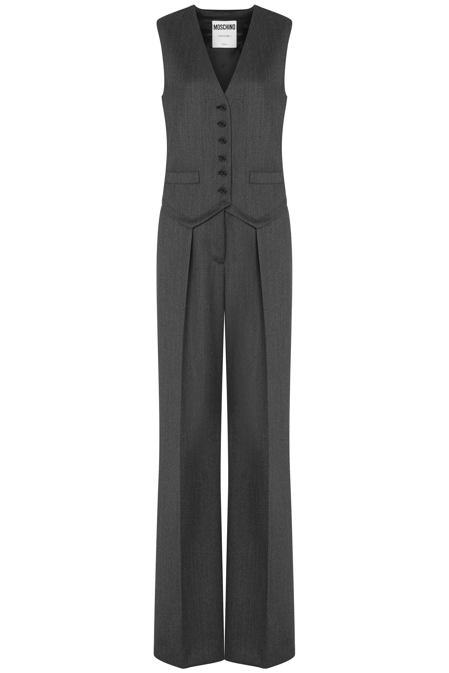 WOOL GRAIN POWDER JUMPSUIT GREY 3
