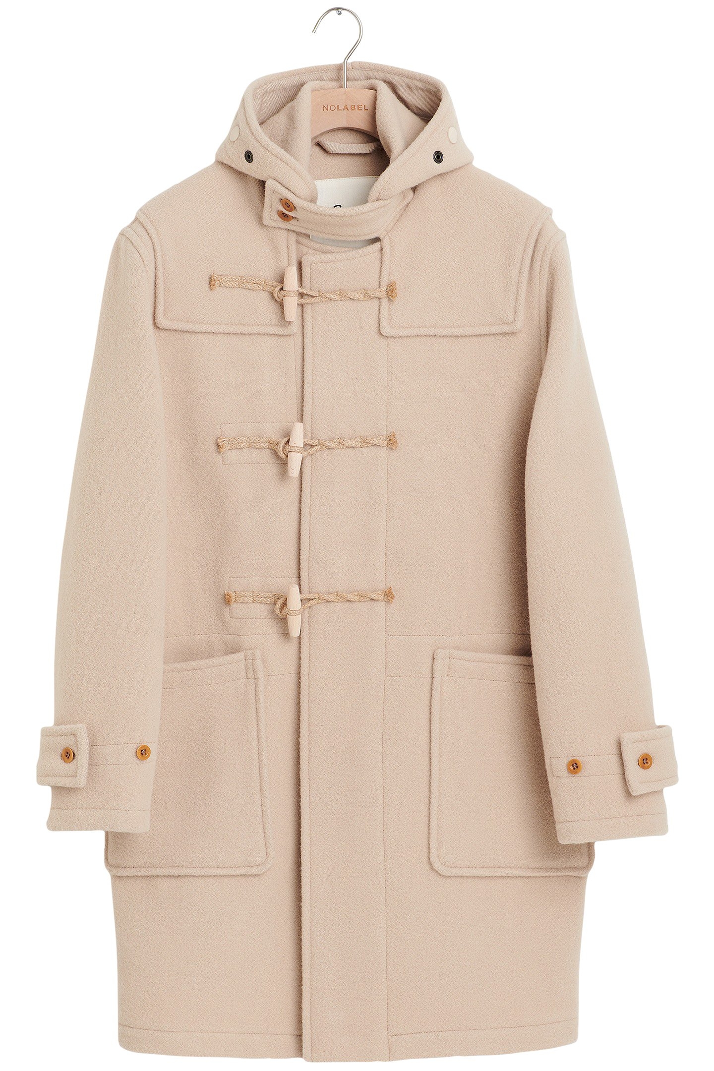 GLOVERALL X NO LABEL MONTY COAT WOOL BEIGE 2