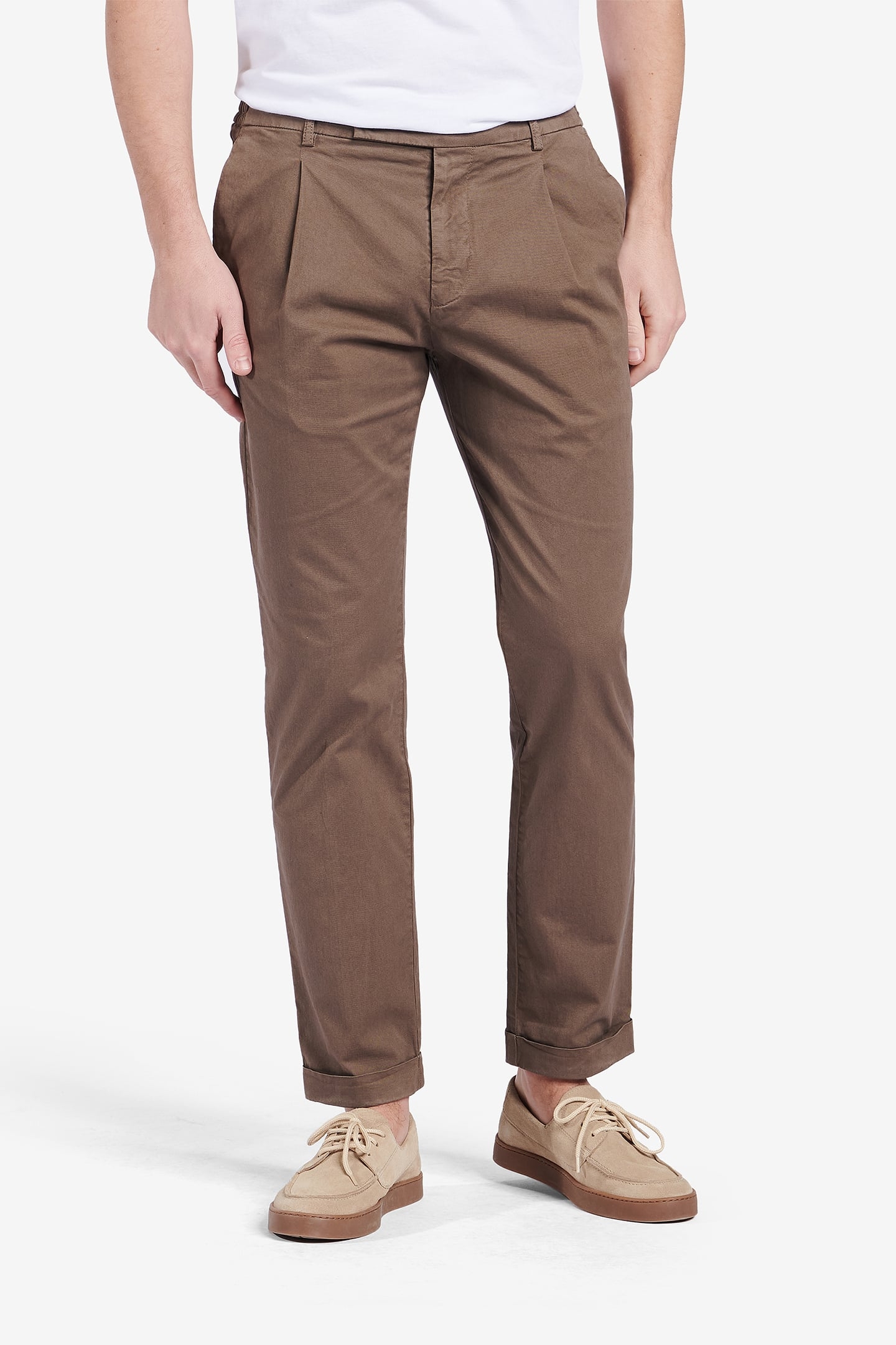 LANGFORD COTTON-STRETCH TAUPE 1