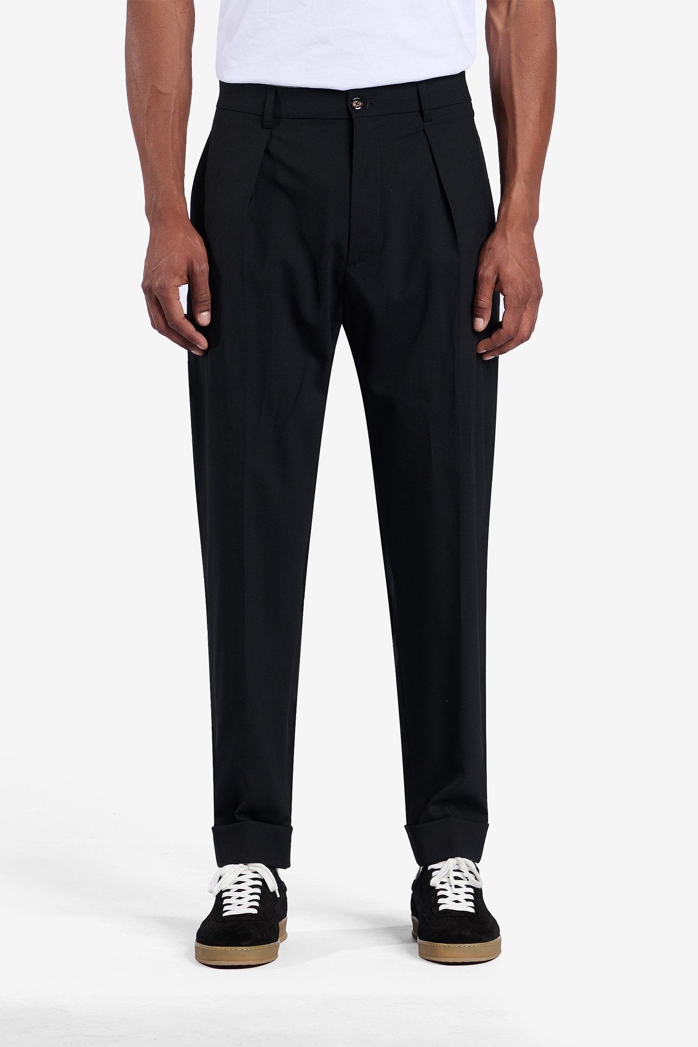 SOUTHWICK WASHABLE WOOL-STRETCH BLACK 1