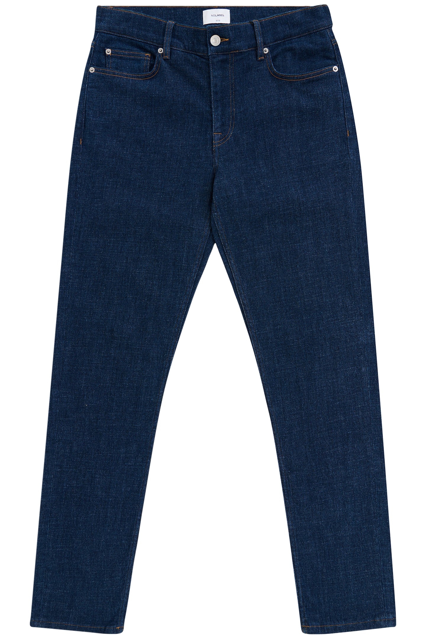 YAMANE BRUSHED DENIM COTTON-STRETCH DARK BLUE 2