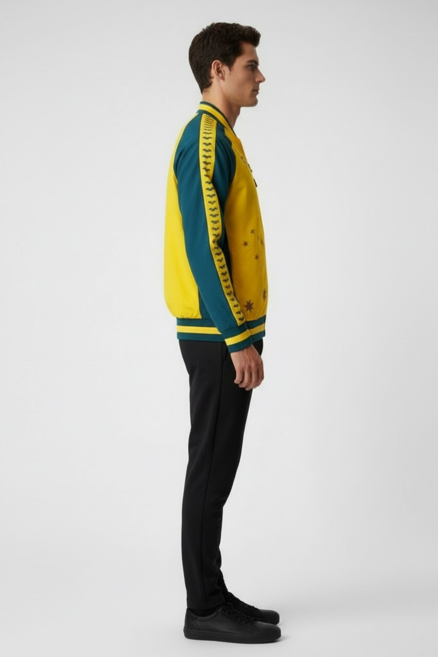 AUS JACKET PANEL GOLD-GREEN 3