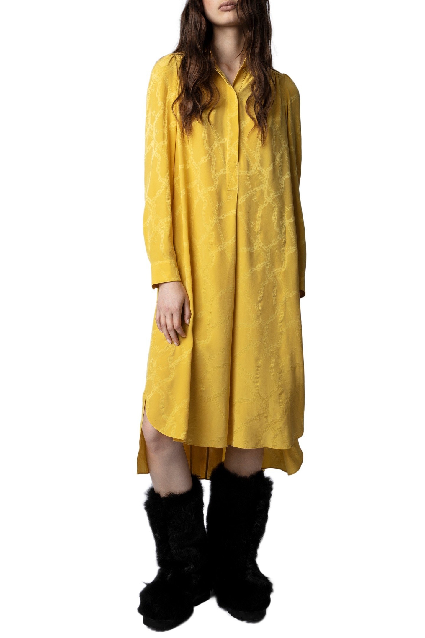 RALLYE JACQUARD CHAINES DRESS BUTTERCUP 5