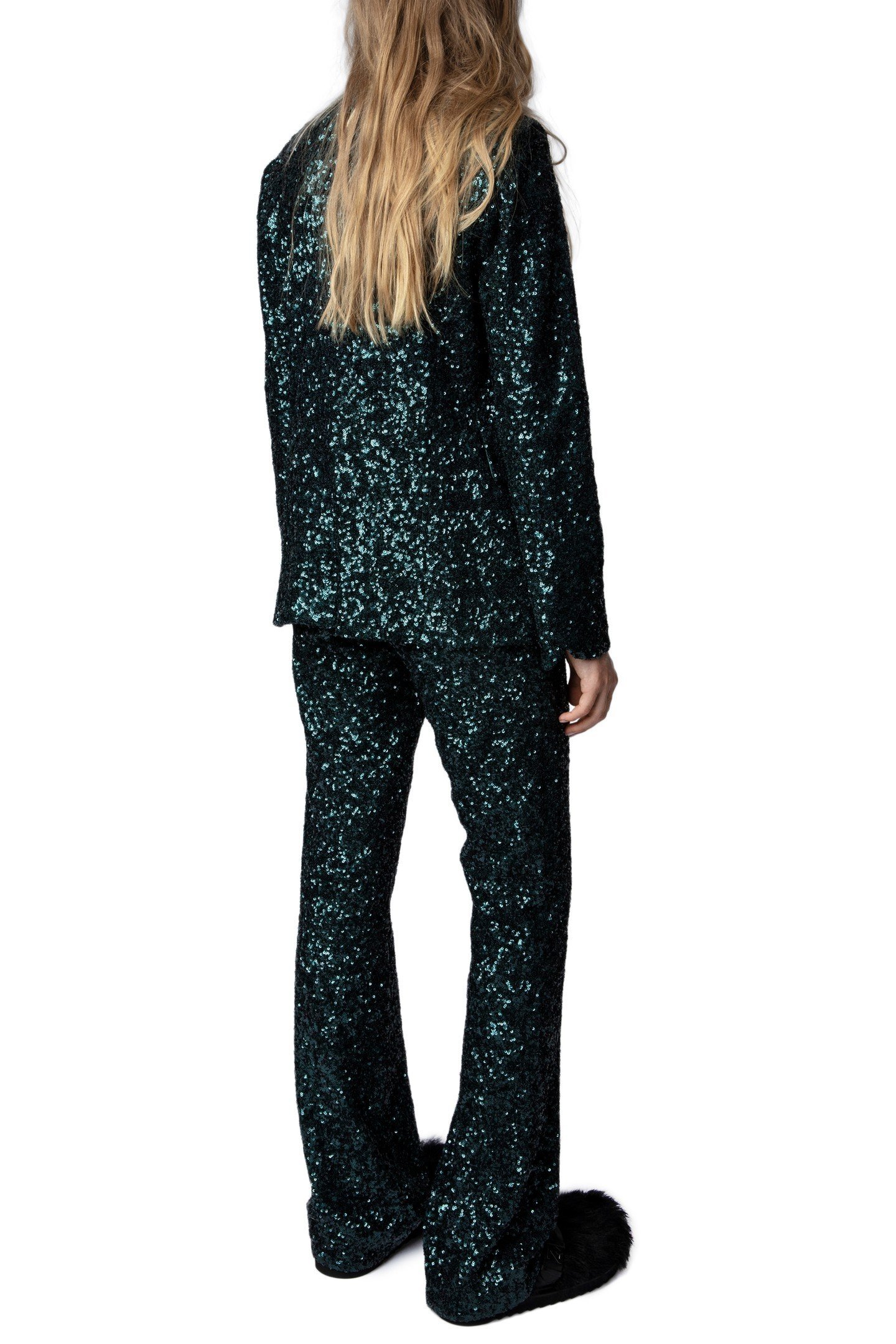 PISTOL SEQUINS PANTS PEACOCK 6