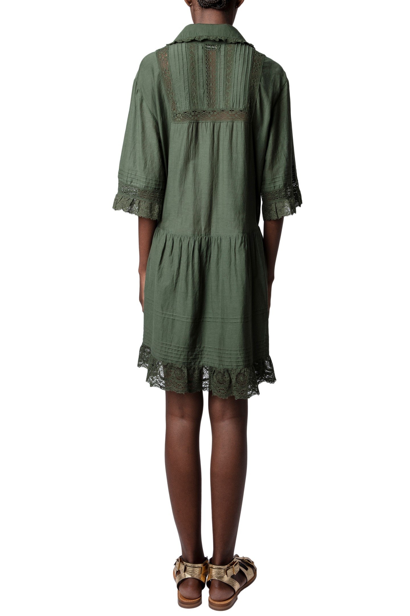 ROSEA TOMBOY DRESS KAKI 2