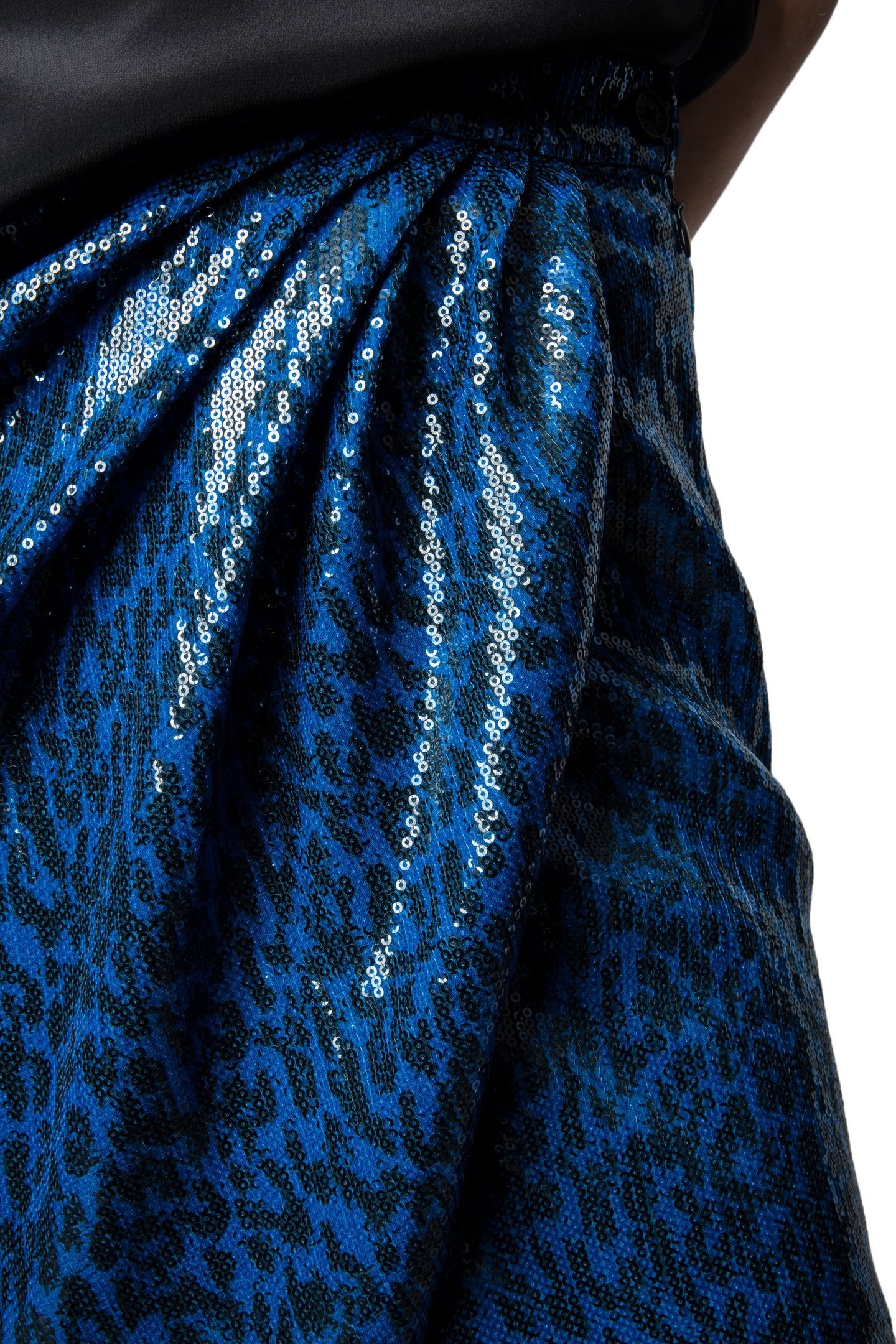 JAMELIA SEQUINS LEO SKIRT AZUR 7