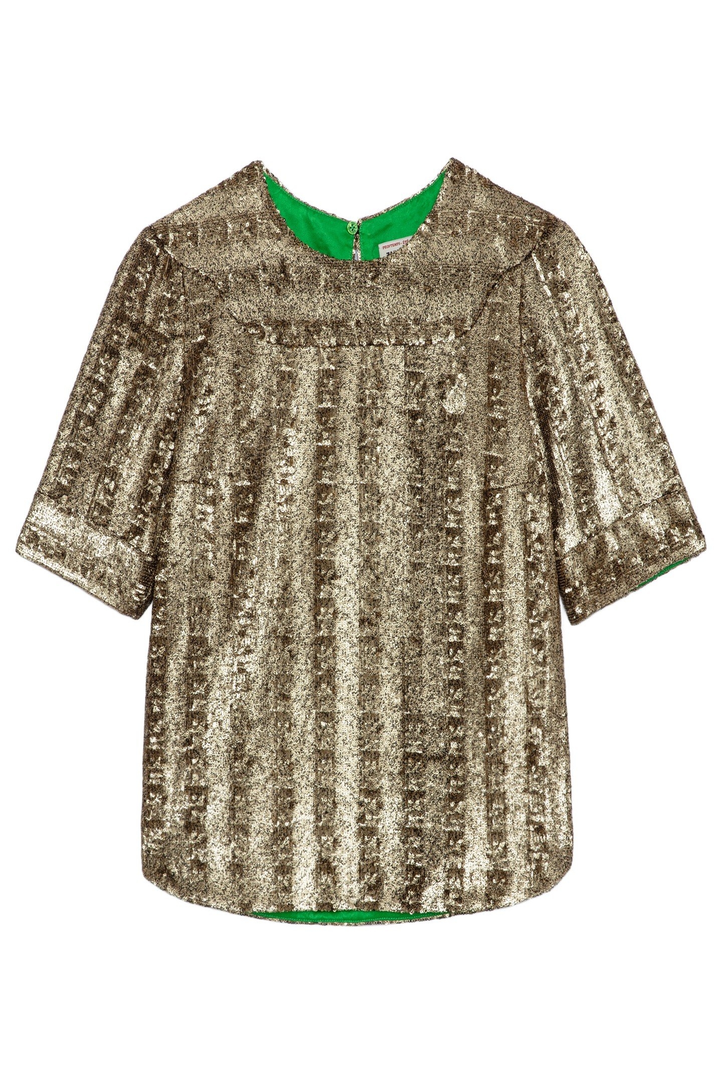 TOYSSE SEQUINS BLOUSE BRONZE 4