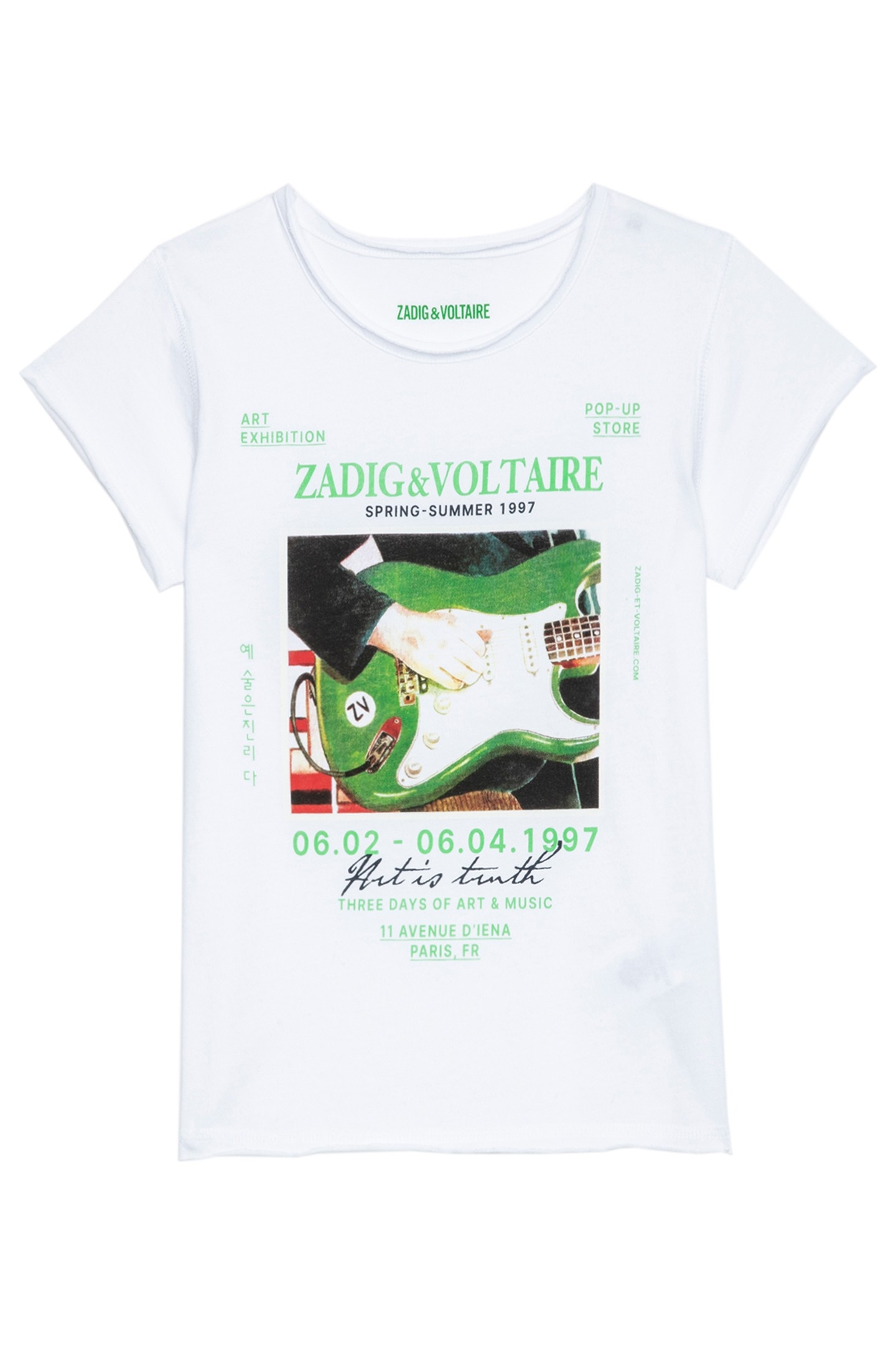 AMBER GIRL T-SHIRT BLANC 4