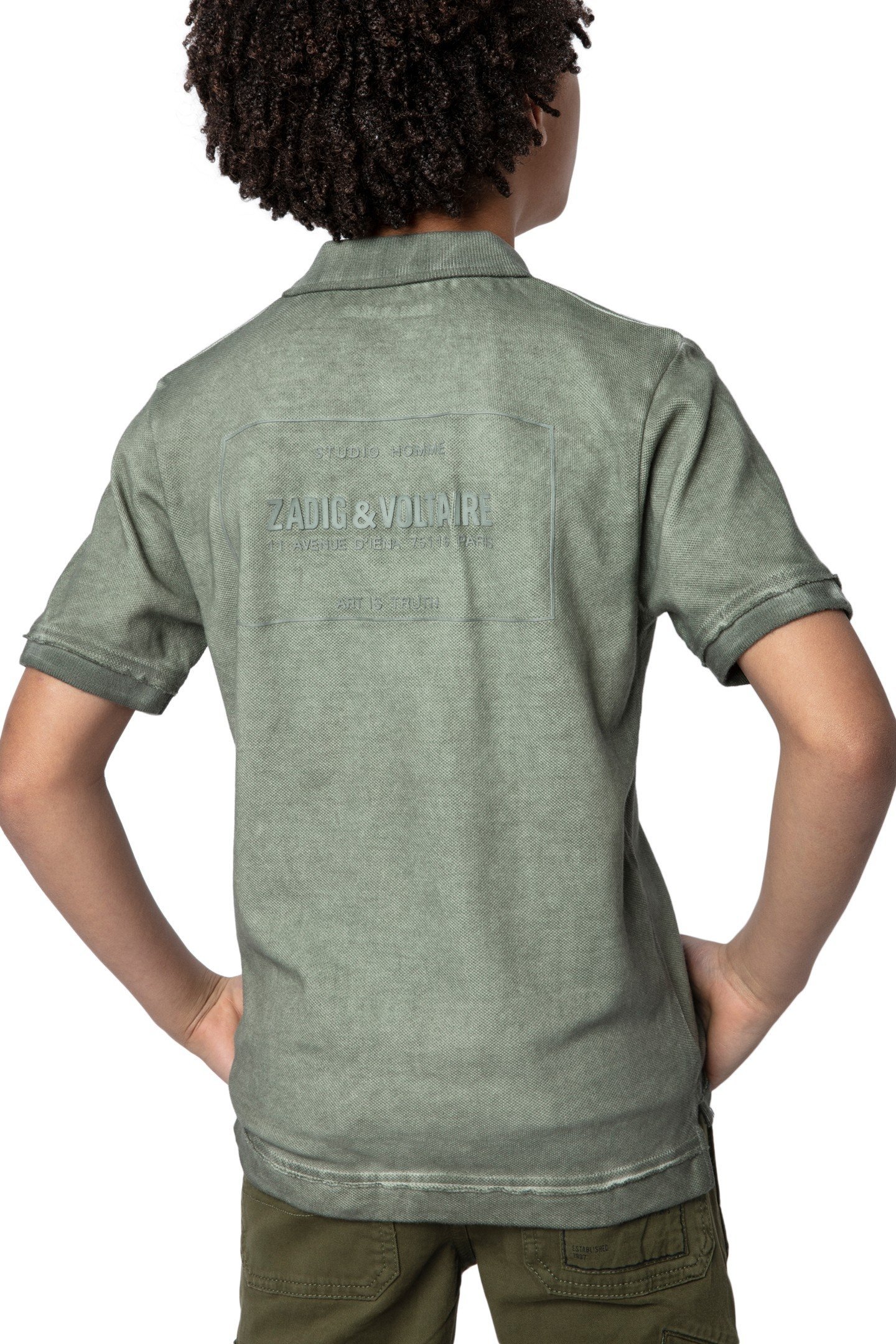 TROT BOYS POLO KAKI CLAIR 7