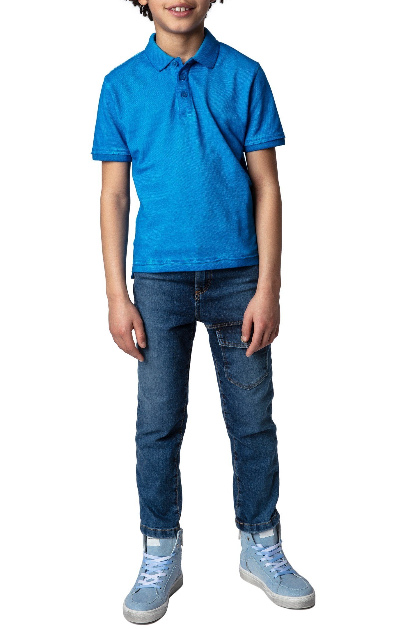 TROT BOYS POLO BLUE 5