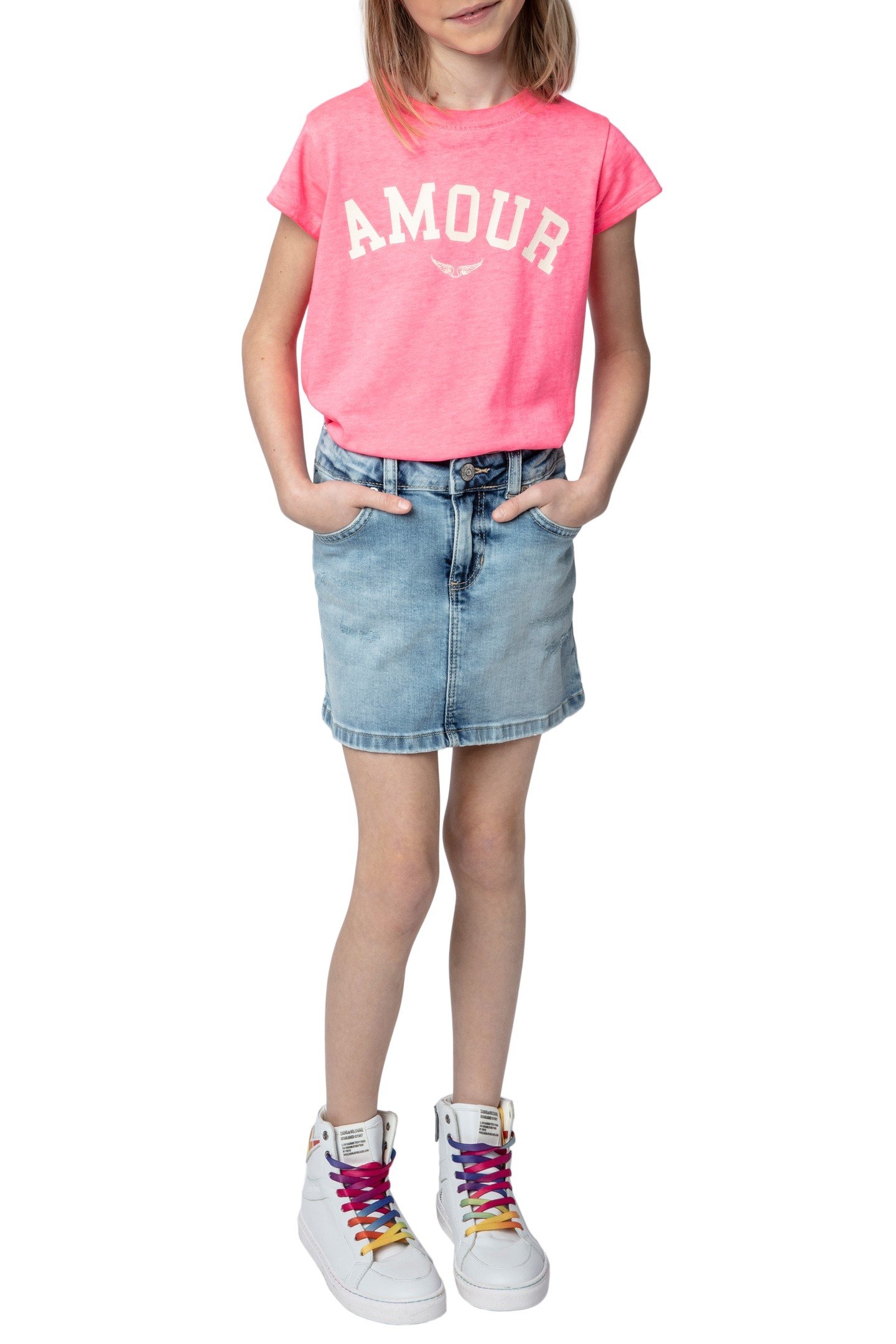 NIELS GIRL T-SHIRT ROSE 5