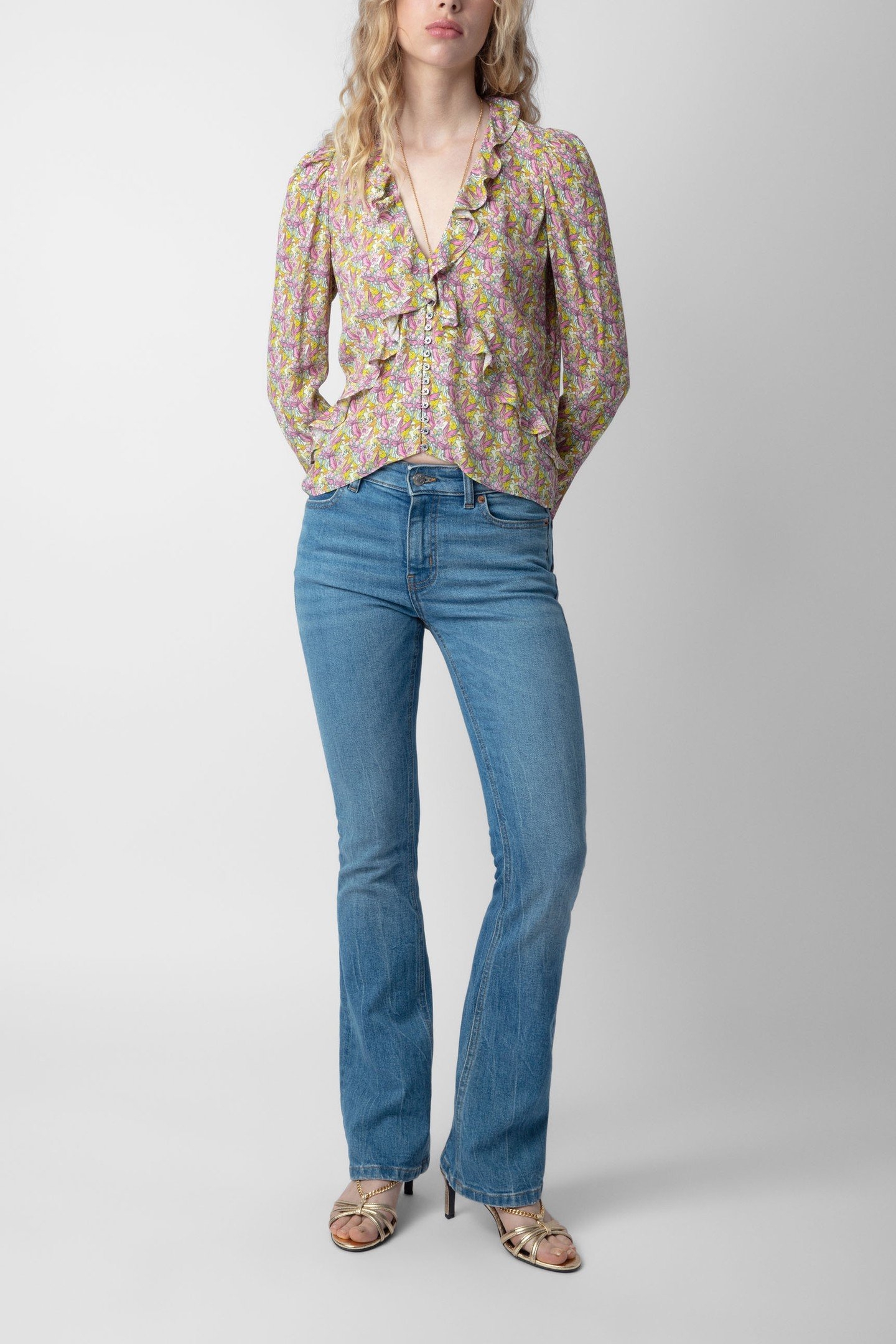 TRESSE CREPE LIBERTY WINGS BLOUSE SUN 2