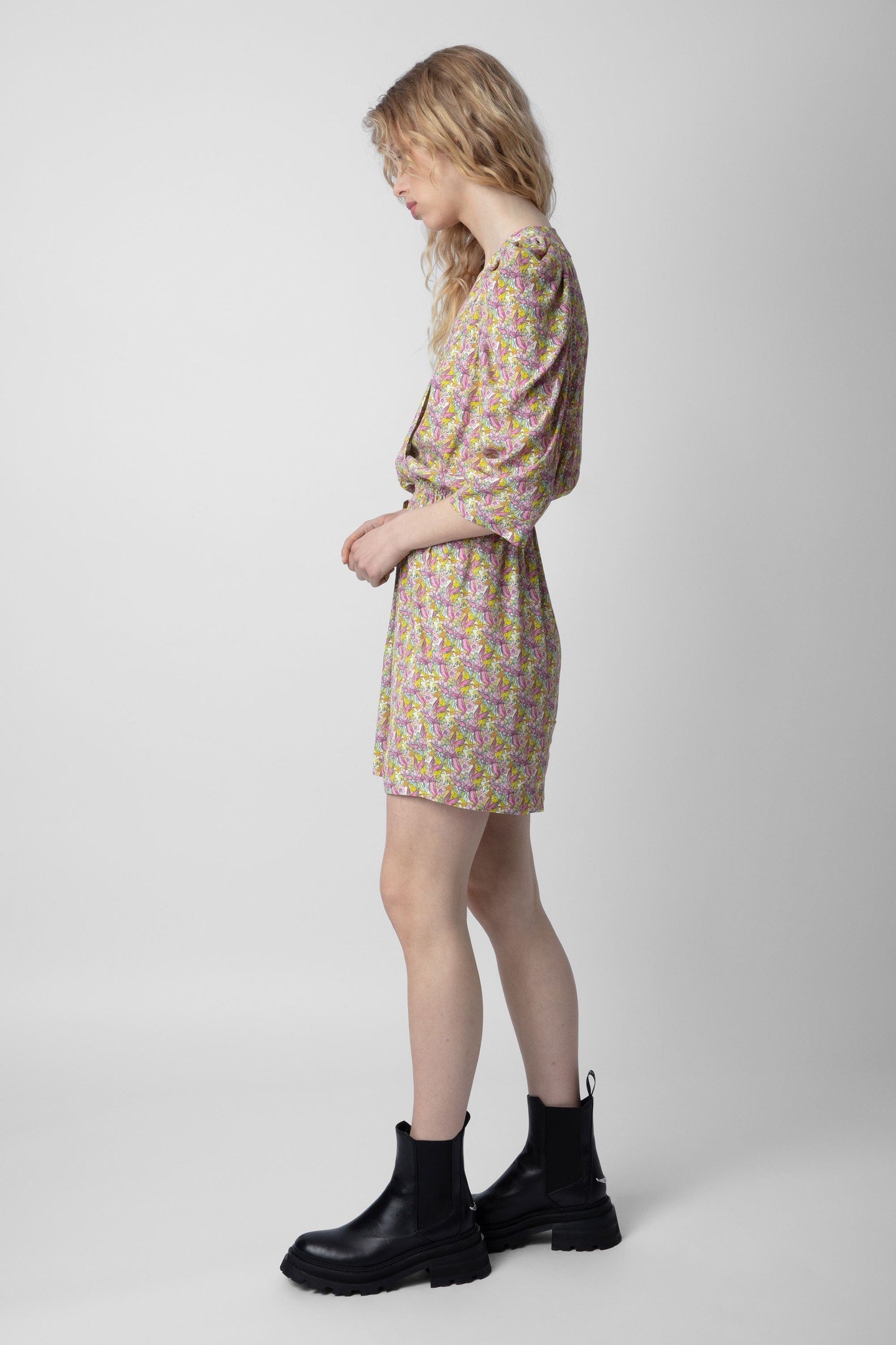 RUZ CREPE LIBERTY WINGS DRESS SUN 3