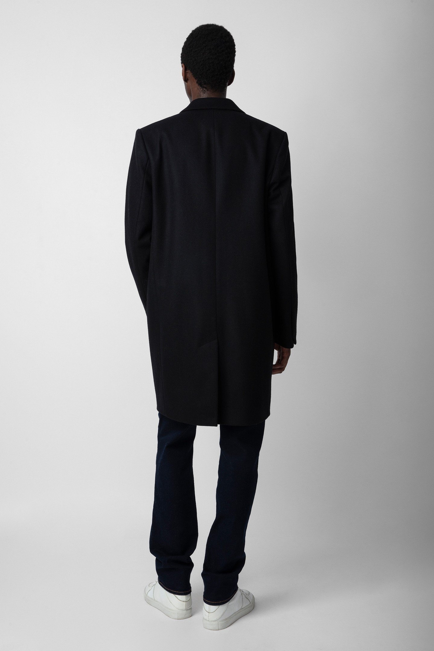 UNISEX MARLYH WOOL FANTAISIE COAT NOIR 7