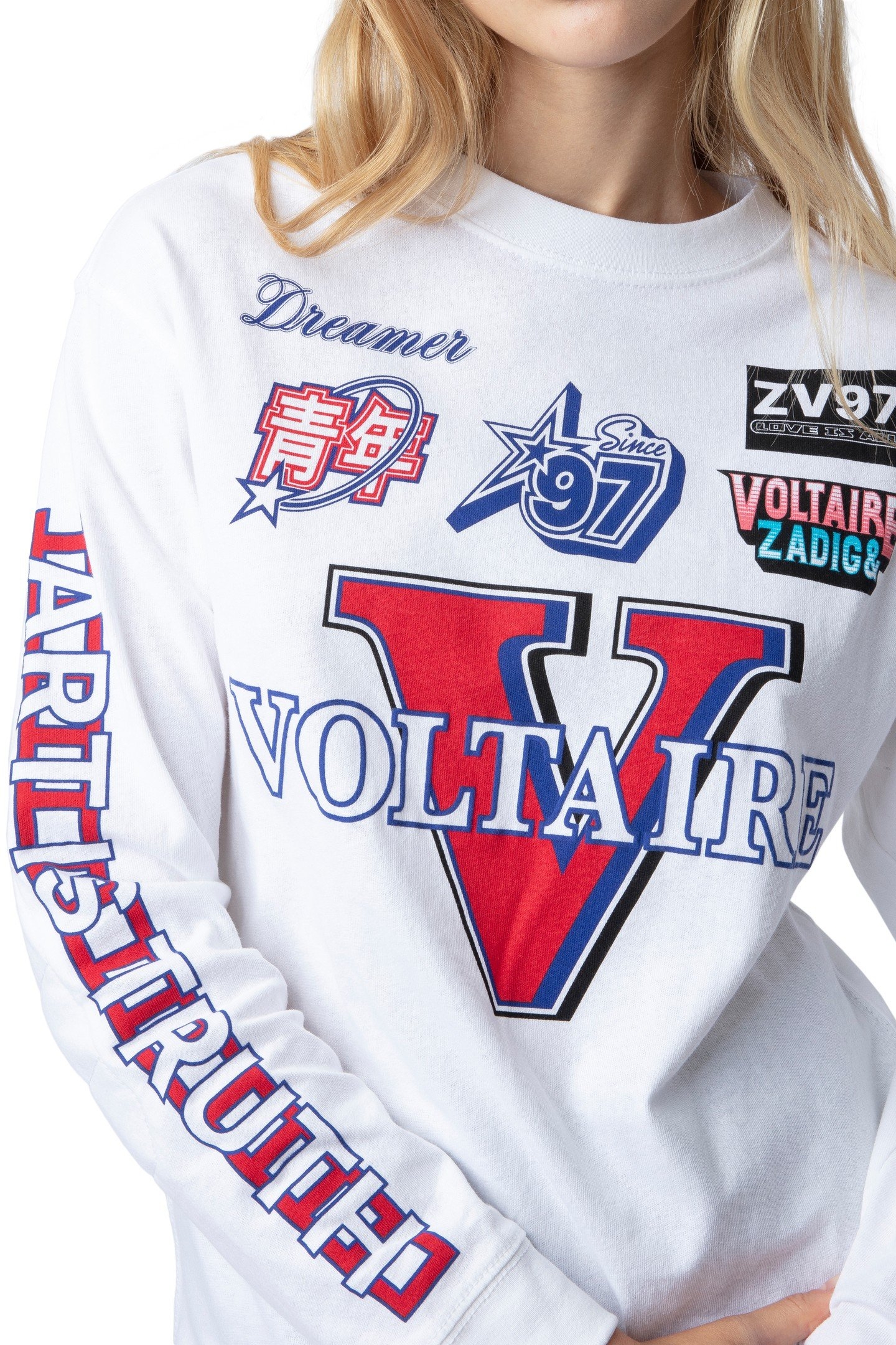 UNISEX NOANE VOLTAIRE MULTIBADGE BLANC 8