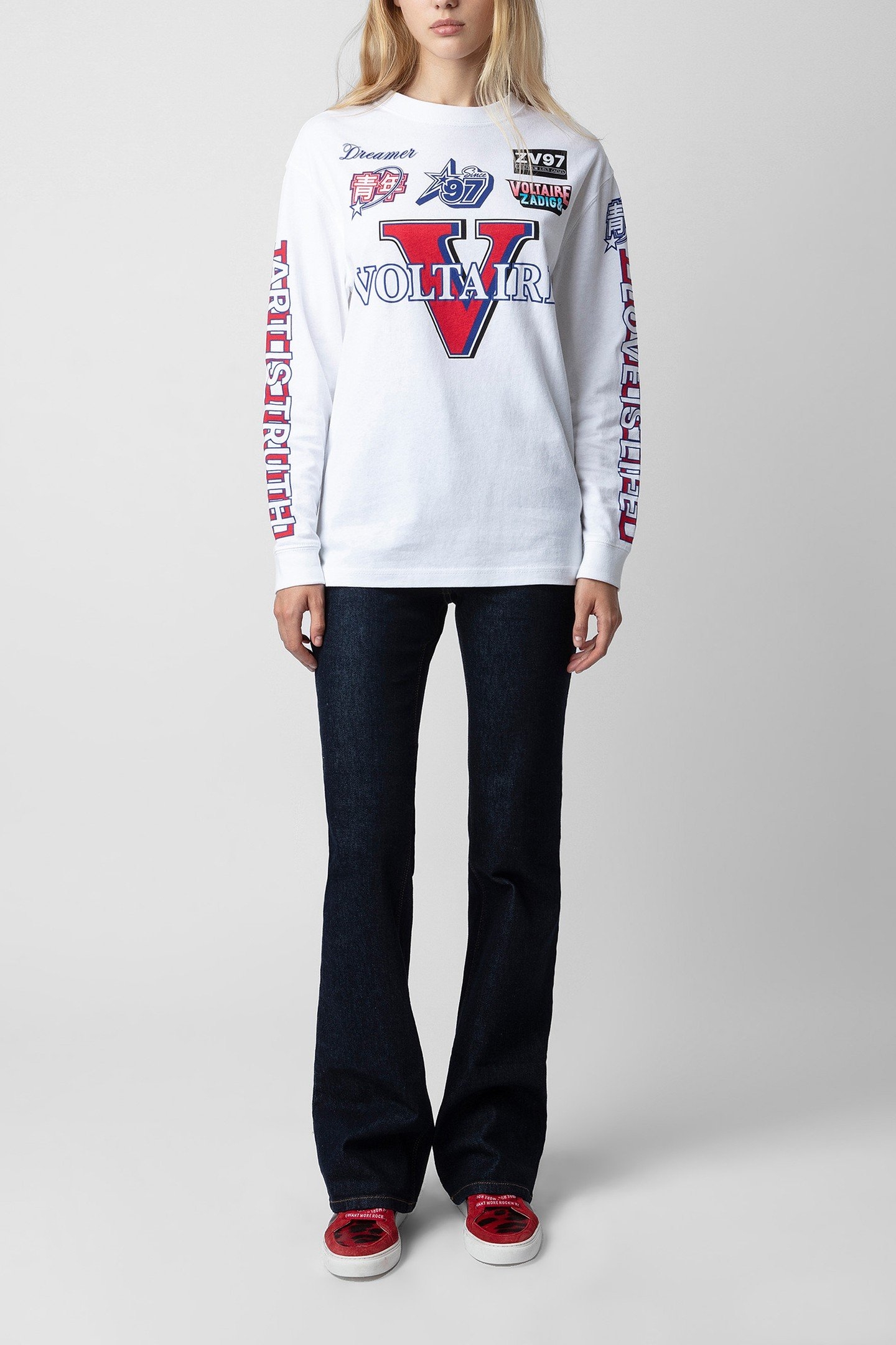 UNISEX NOANE VOLTAIRE MULTIBADGE BLANC 3