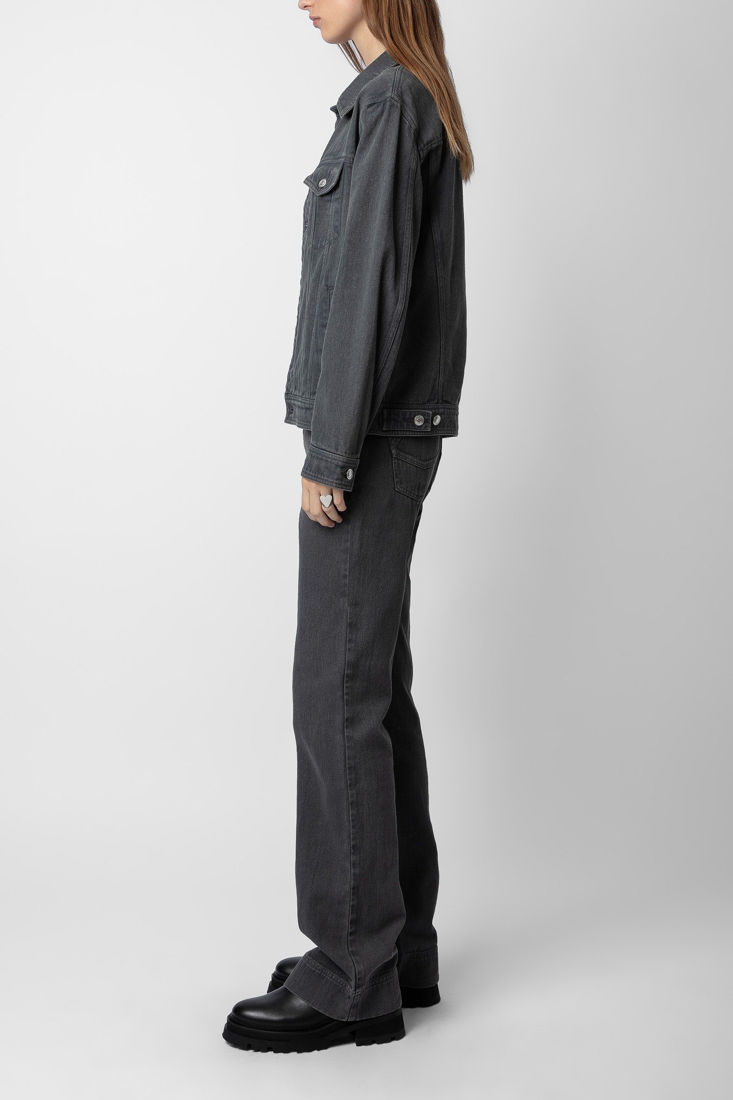 KASE COTON TWILL JACKET ARDOISE 4