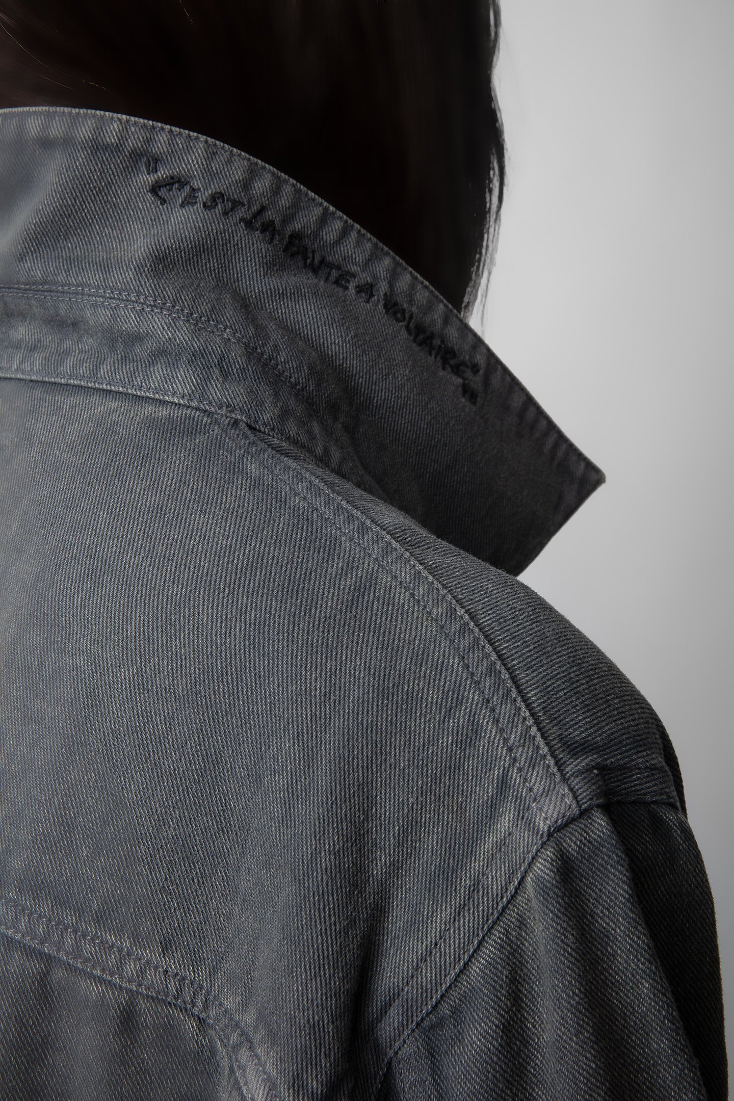 KASE COTON TWILL JACKET ARDOISE 6