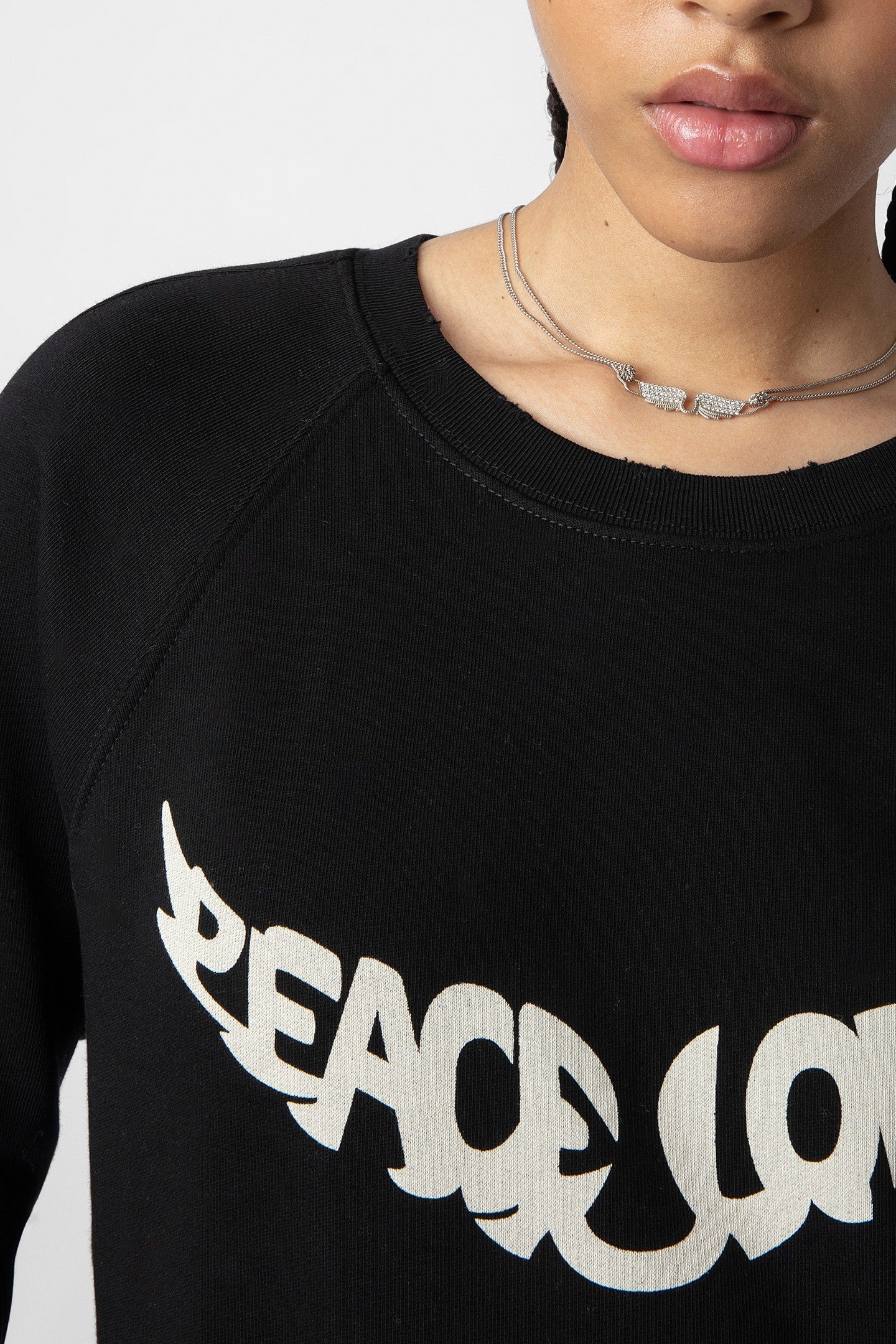 DIAZ PEACE&LOVE DRESS NOIR 5