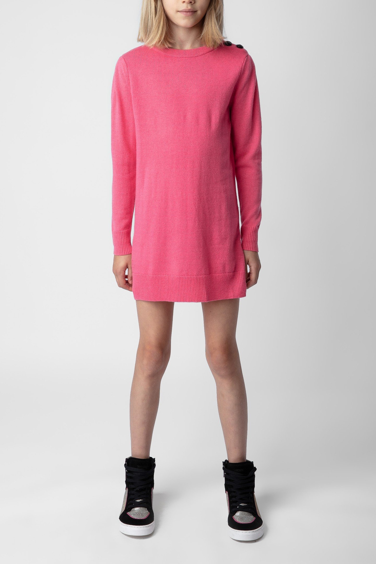 HARLOW GIRLS DRESS ROSE 1