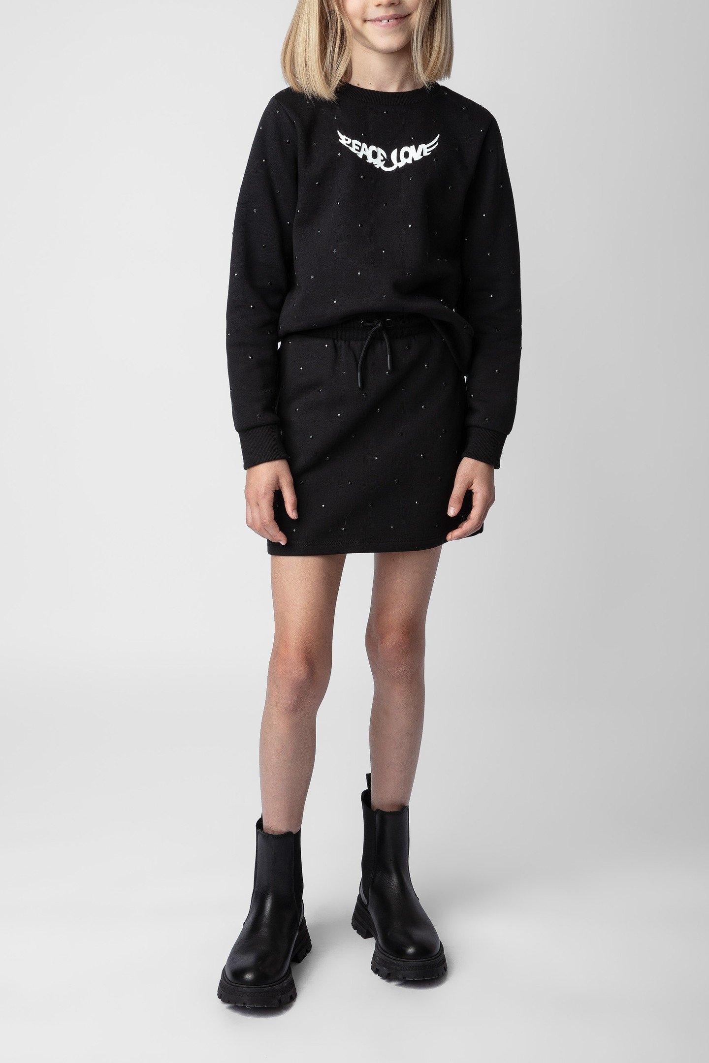 ALICE GIRLS SKIRT NOIR 1