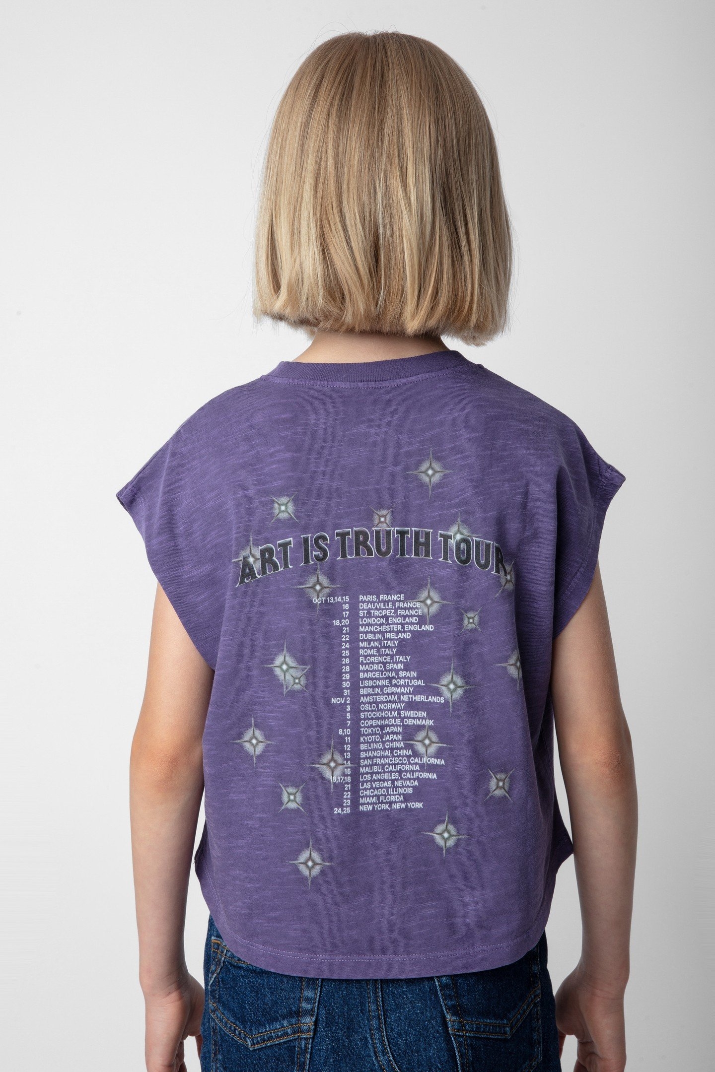 THYA GIRLS T-SHIRT VIOLET 2