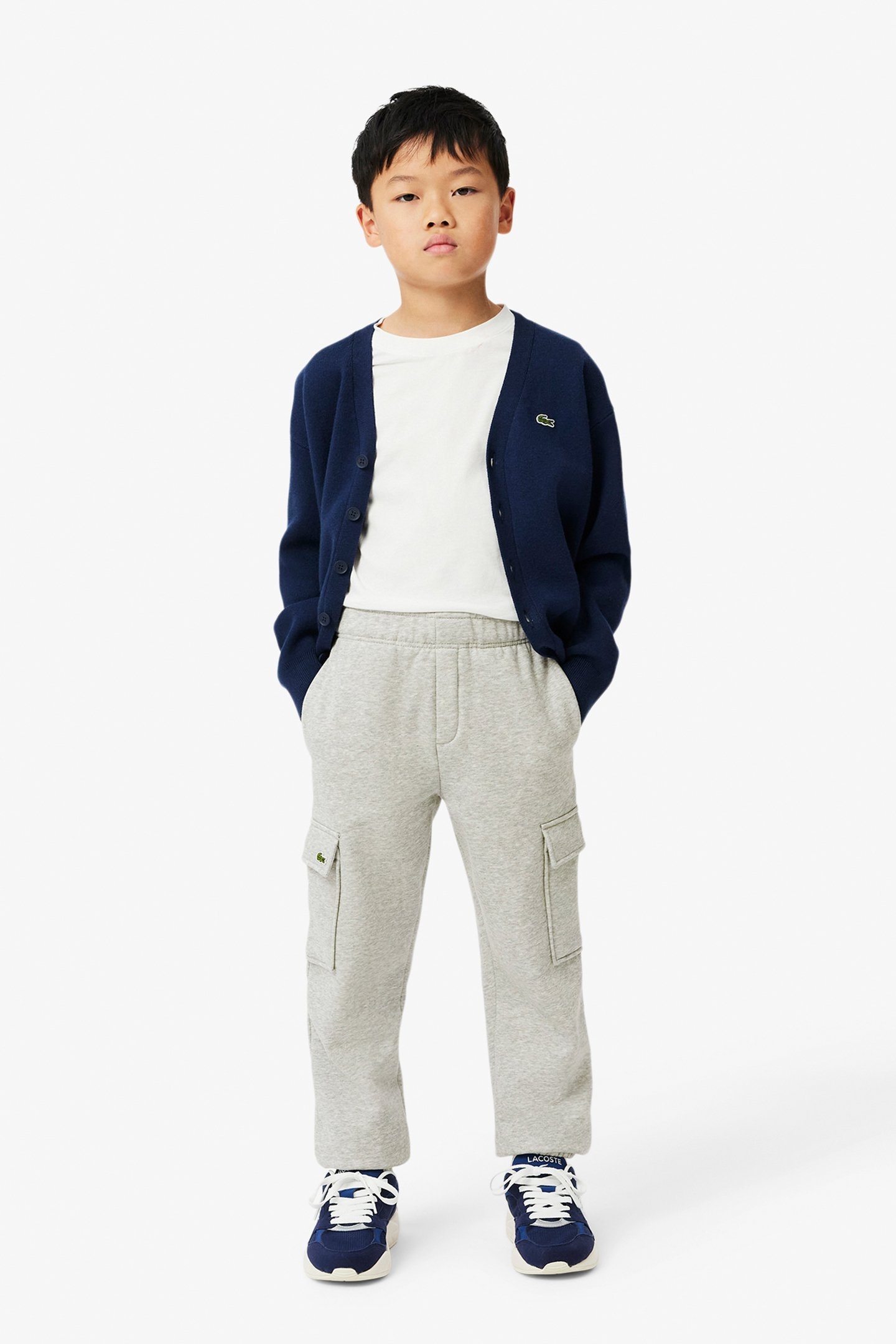 CHILDREN TRACKSUIT TROUSER SILVER CHINE 6