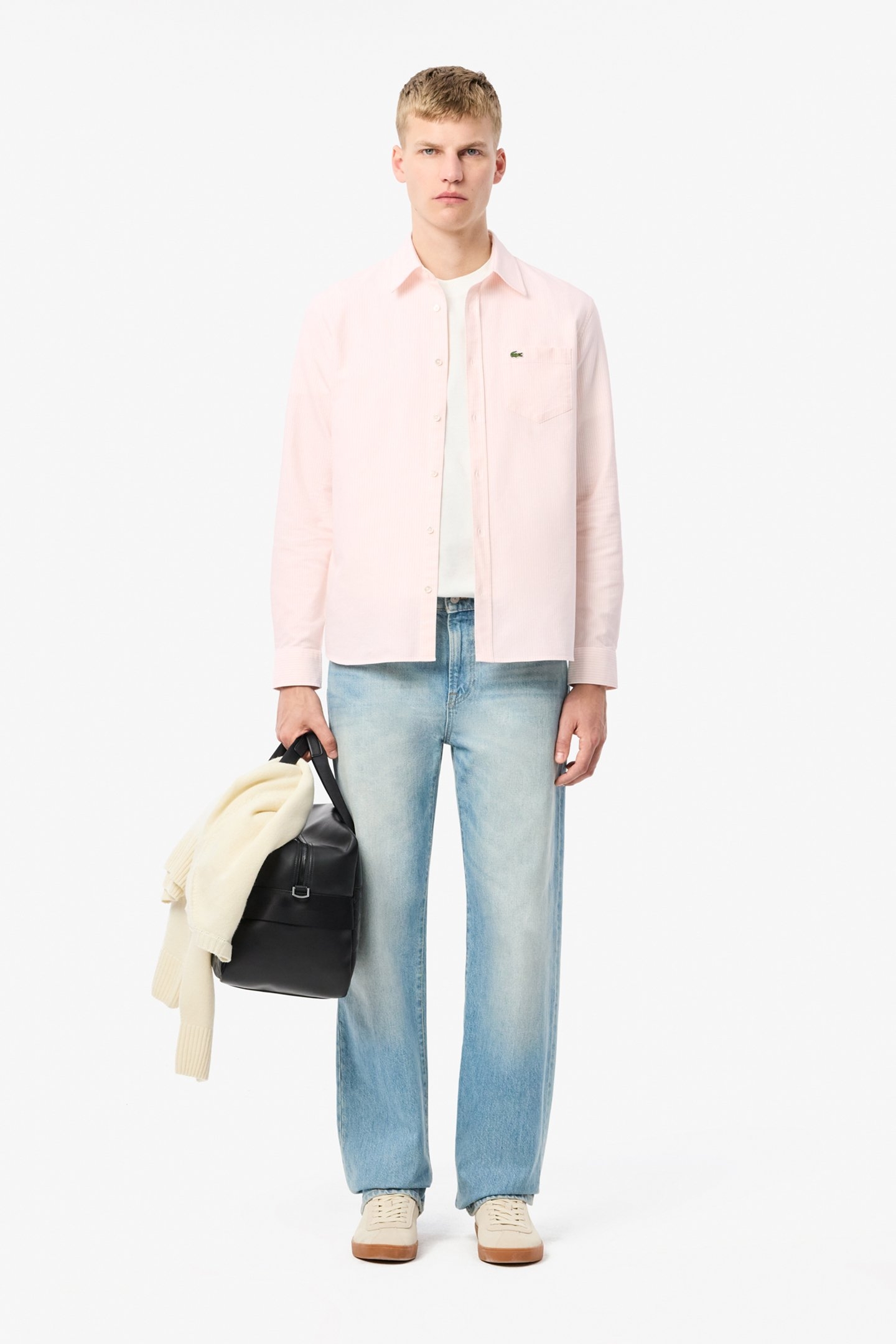 LONGSLEEVE WOVEN SHIRT NIDUS/WHITE 3