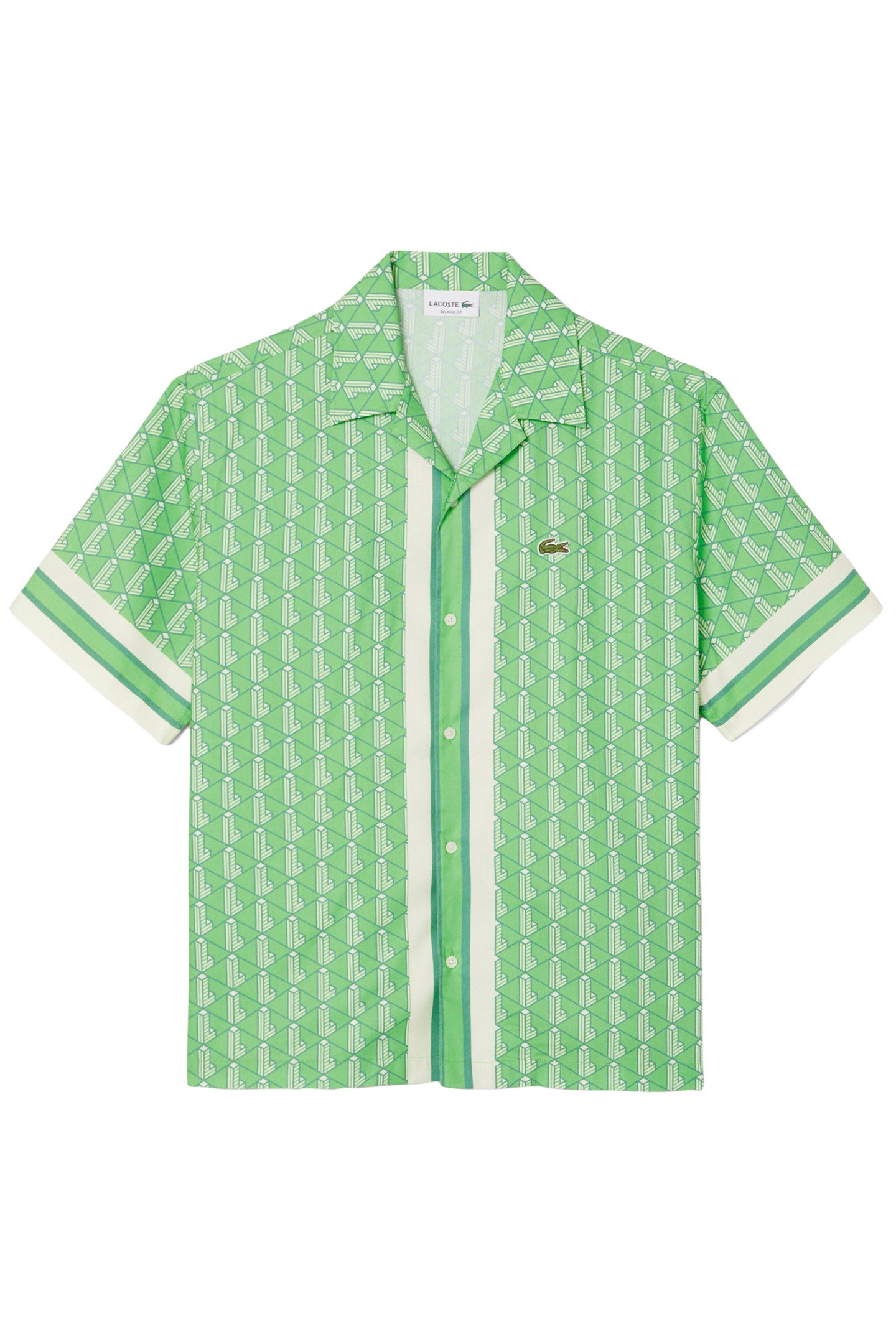 SHORTSLEEVE WOVEN SHIRT LIAMONE/SPRUCE-CRYSTAL 1