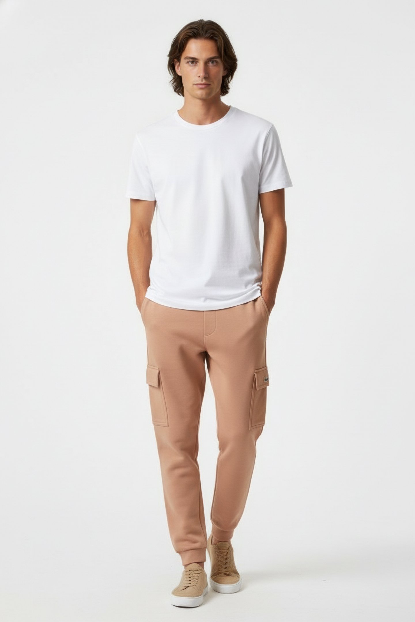 TRACKSUIT TROUSERS LATTE 1