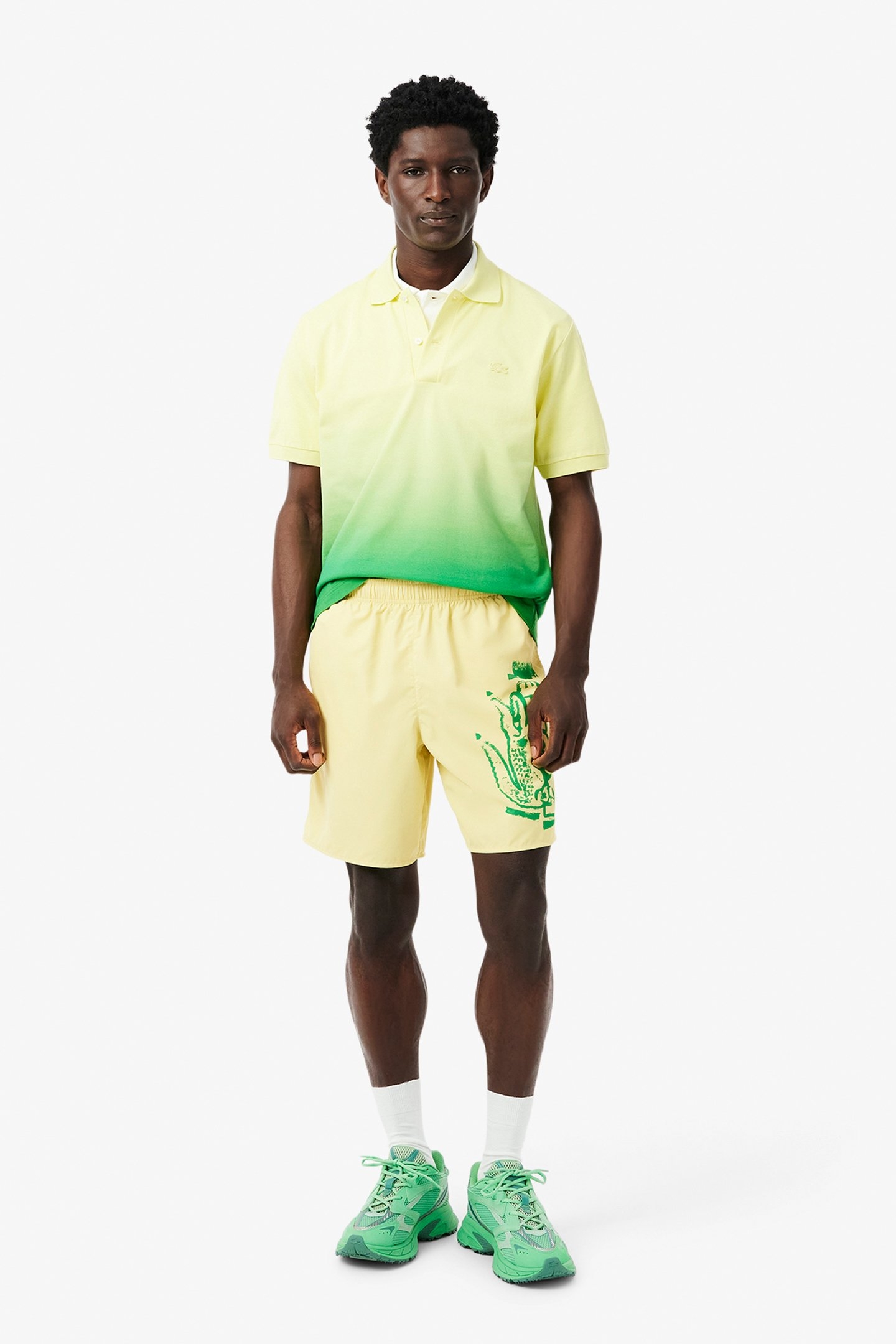 SWIMMING TRUNKS YELLOW/CALATHEA 1