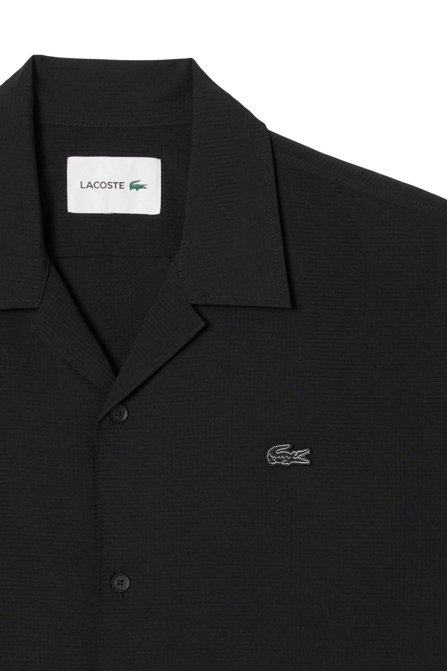 LONGSLEEVE WOVEN SHIRT BLACK 4