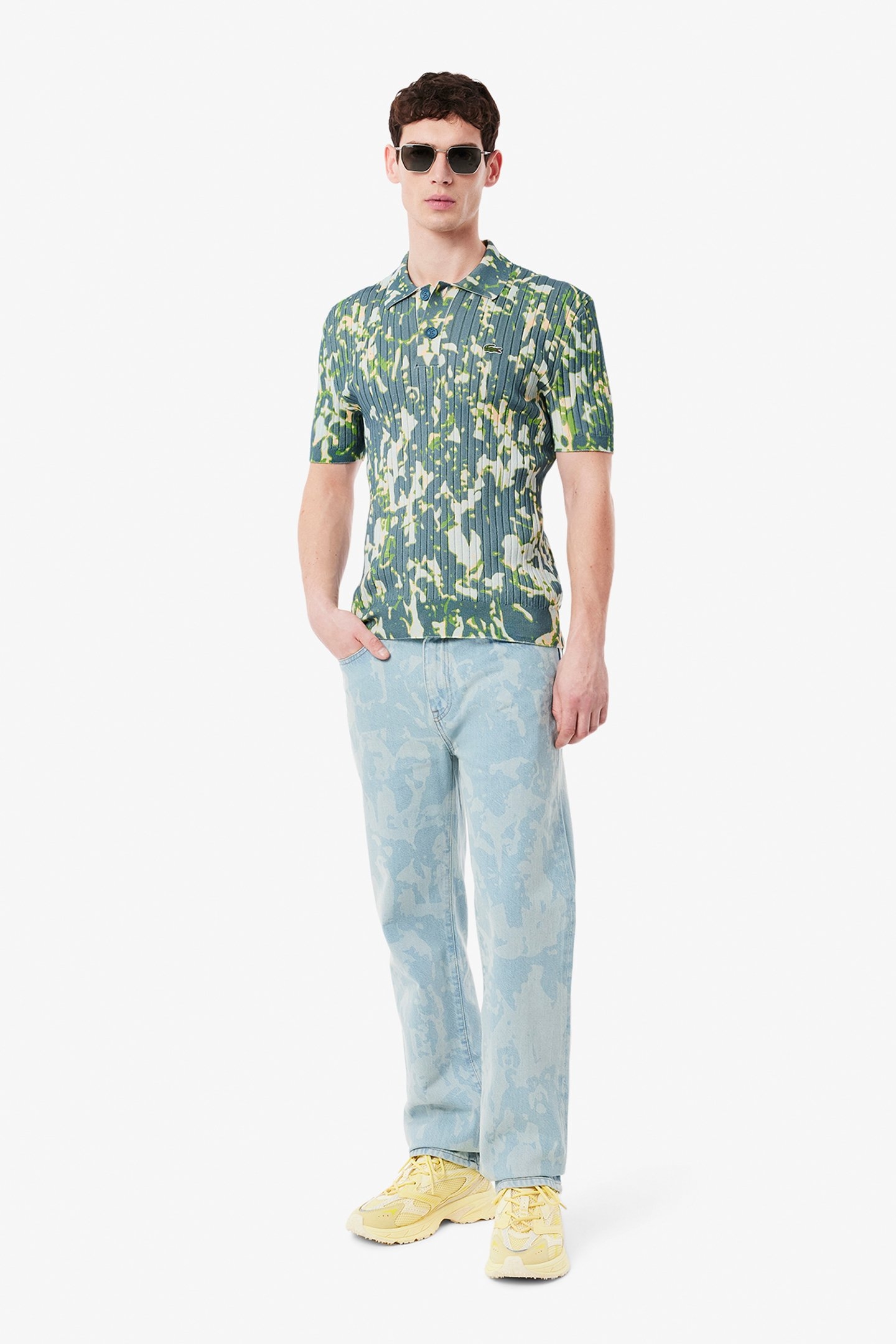 LEISURE TROUSERS WASHED BLEACH 2