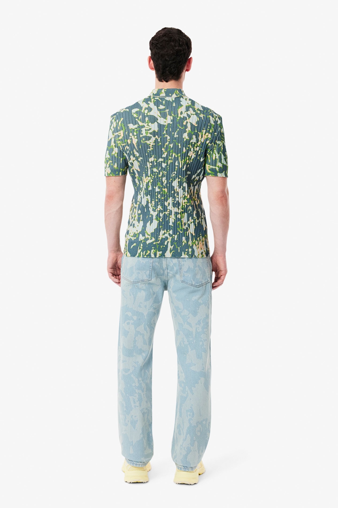 LEISURE TROUSERS WASHED BLEACH 3