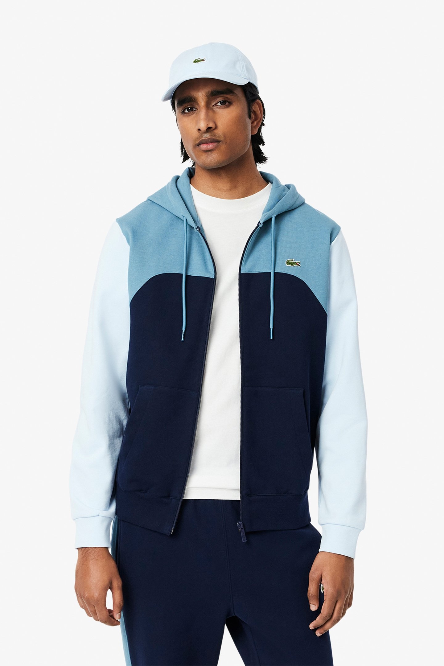 SWEATSHIRT NAVY BLUE/LIMESTONE-RILL 1