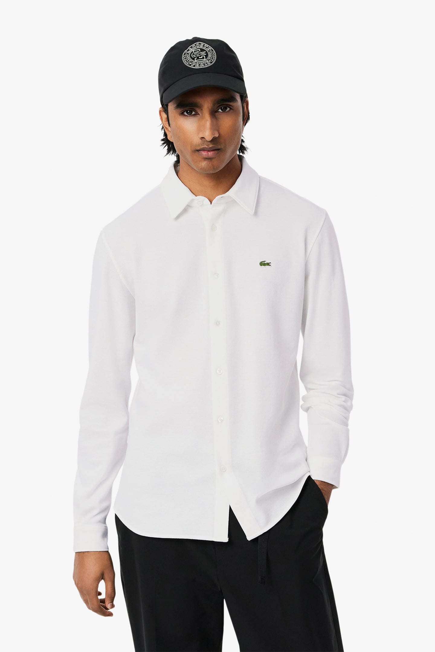 LONGSLEEVE WOVEN SHIRT WHITE 1