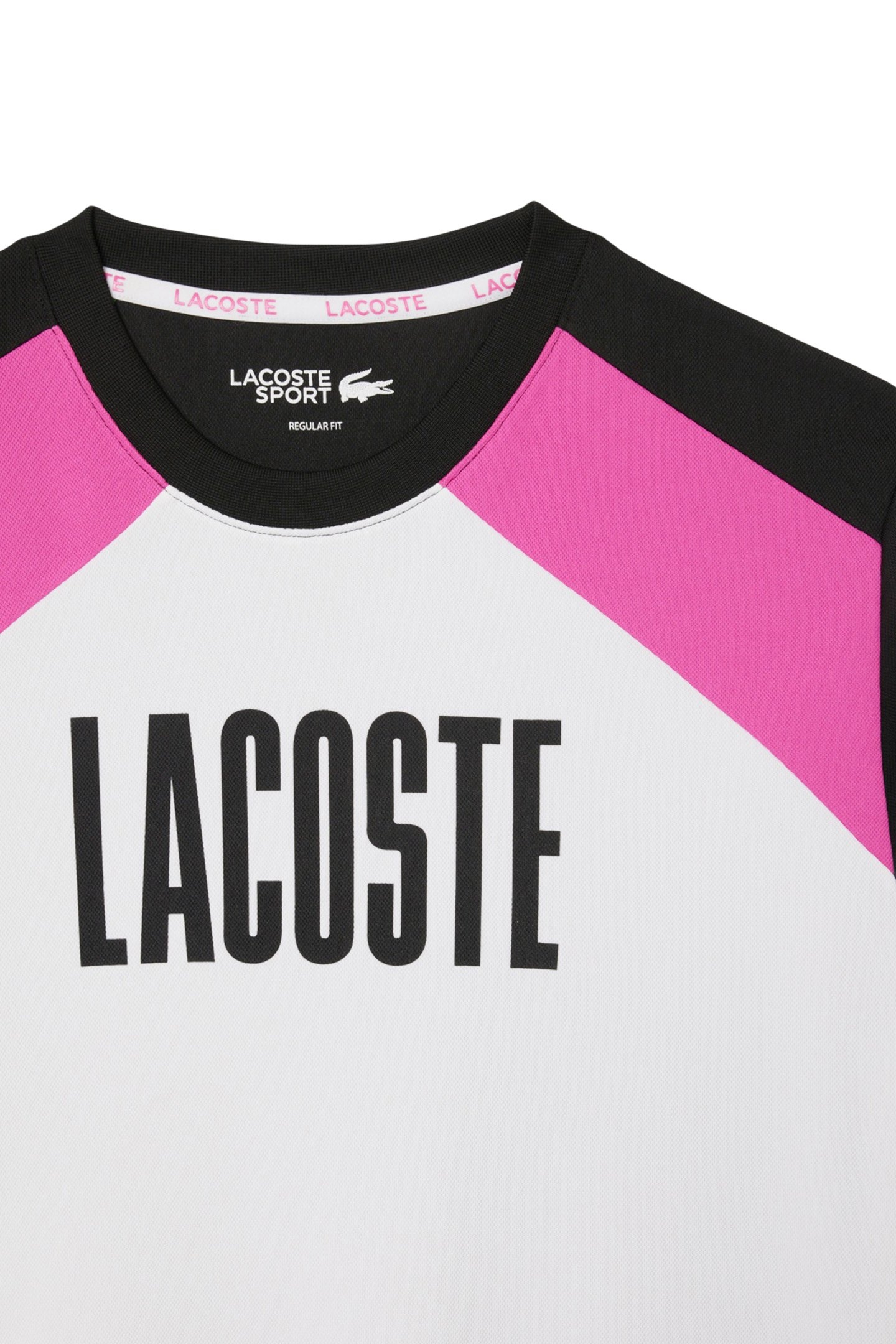 T-SHIRT WHITE/BLACK-MALVA 7