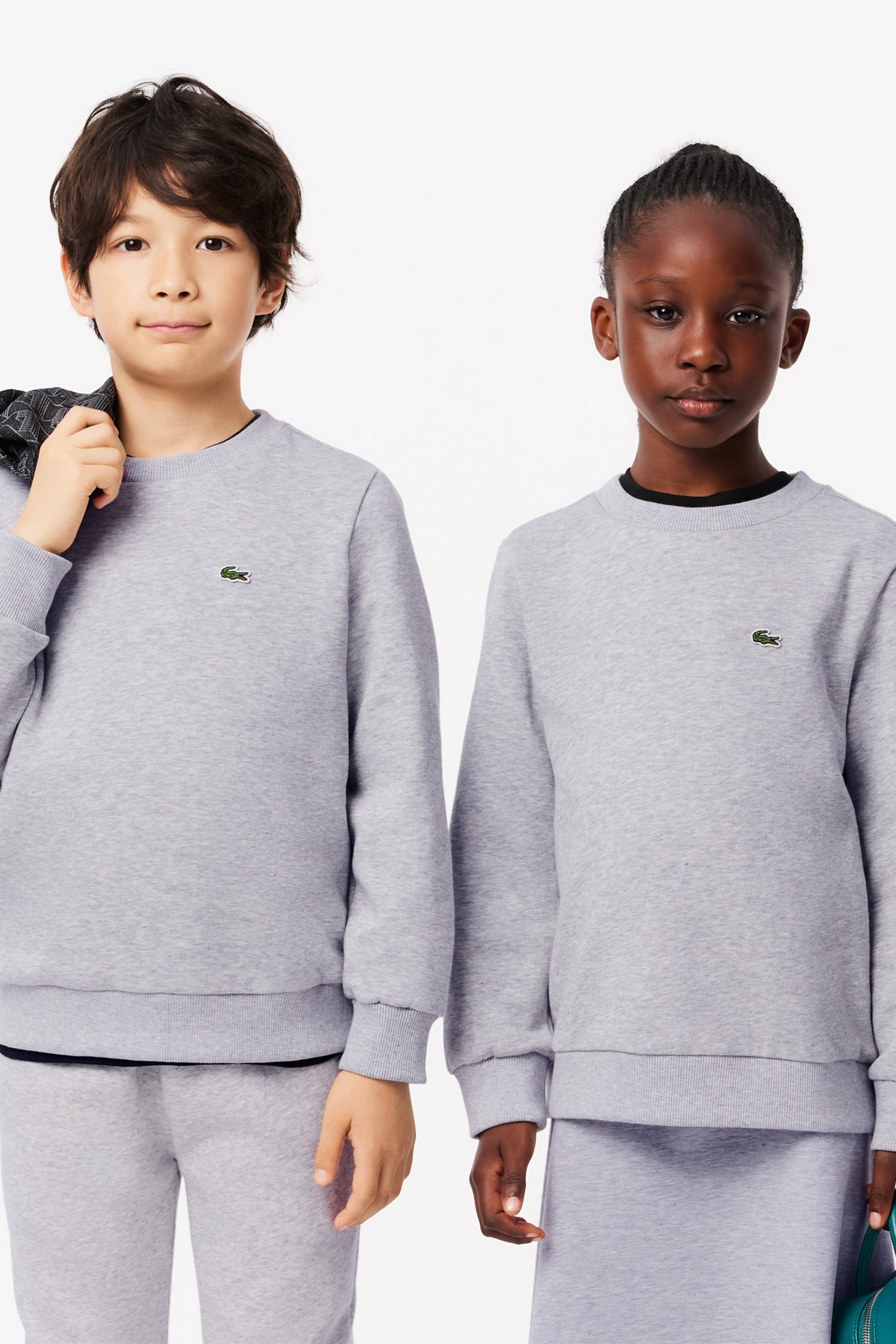 CHILDREN SWEATSHIRT SILVER CHINE 3