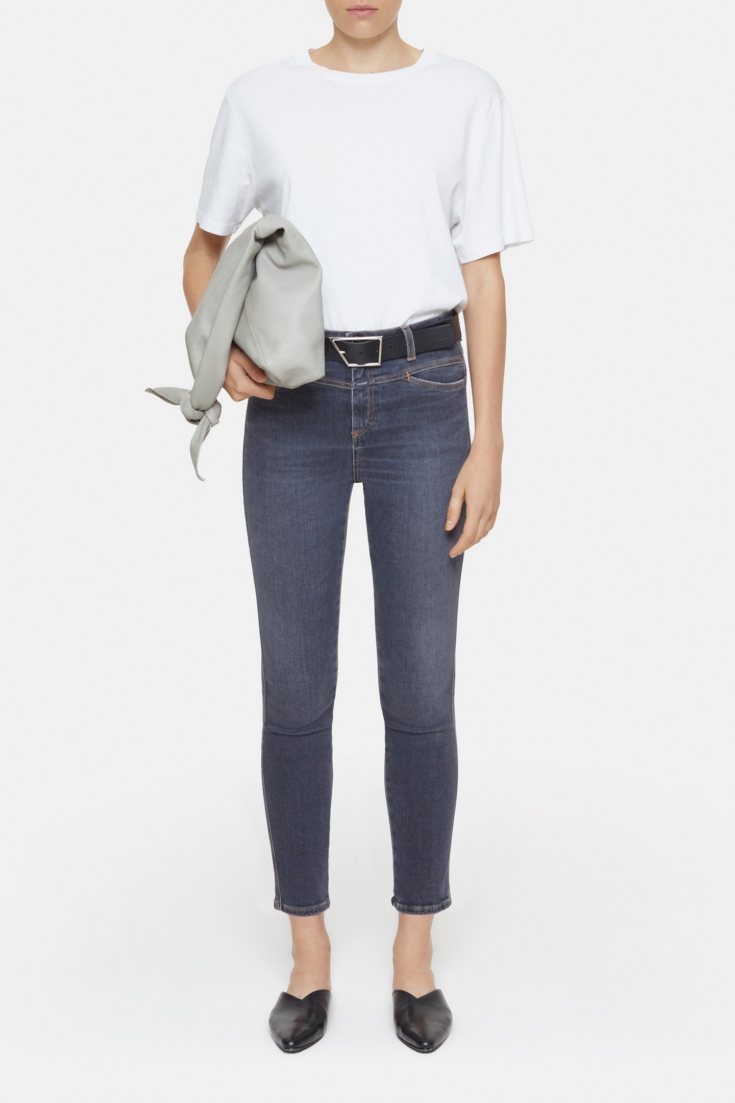 SKINNY PUSHER JEANS DARK GREY 8