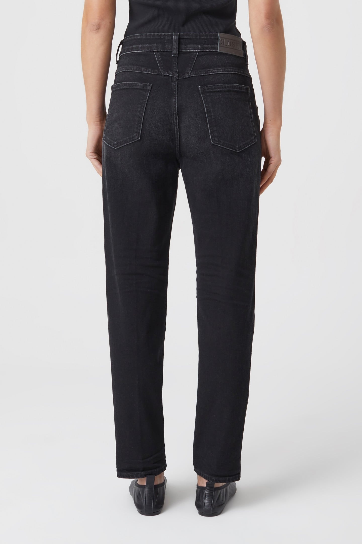 PEDAL PUSHER JEANS DARK GREY 7